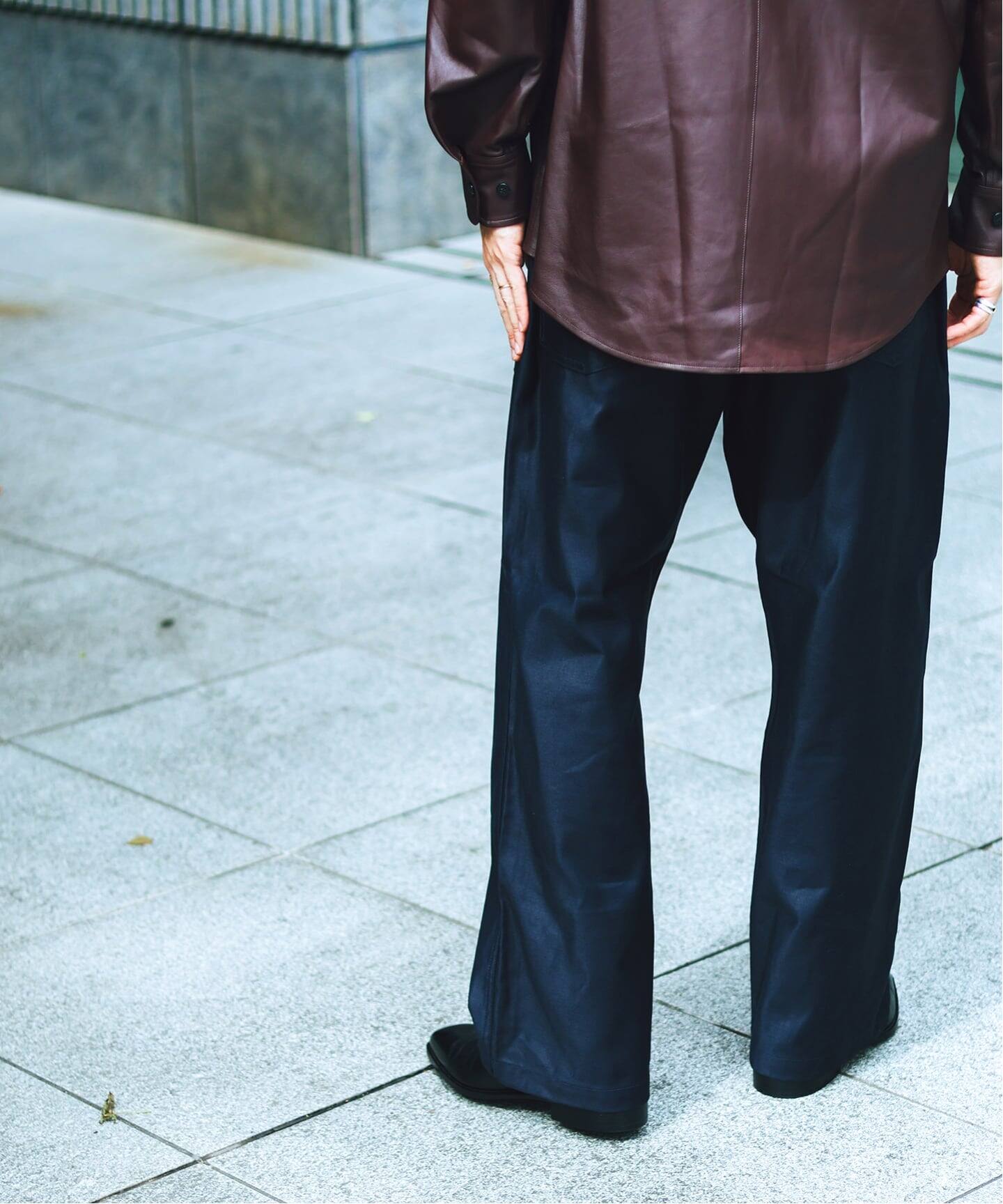 CIOTA for EDIFICE 別注 スビンコットン モールスキン ベイカーパンツ