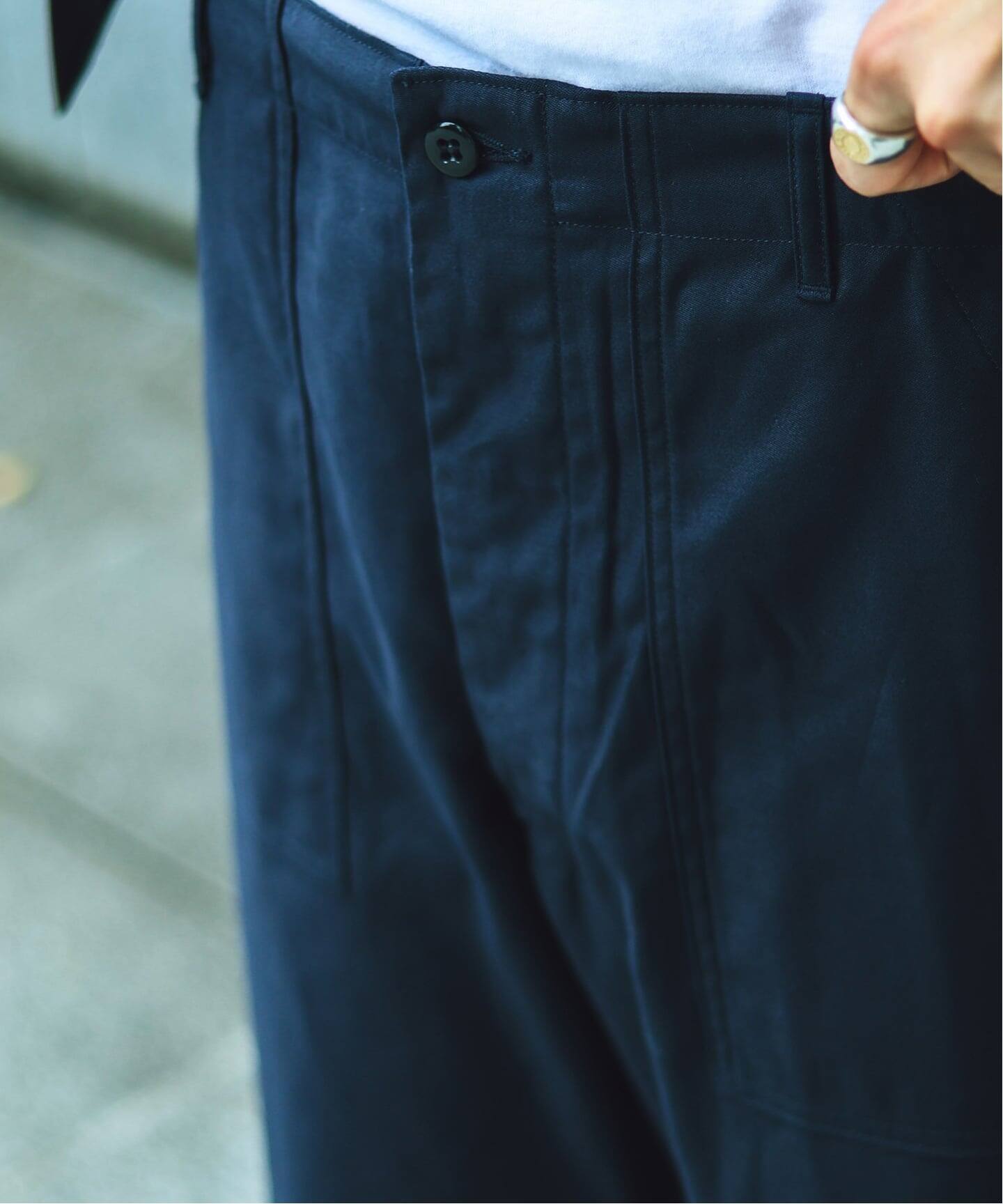 CIOTA for EDIFICE 別注 スビンコットン モールスキン ベイカーパンツ