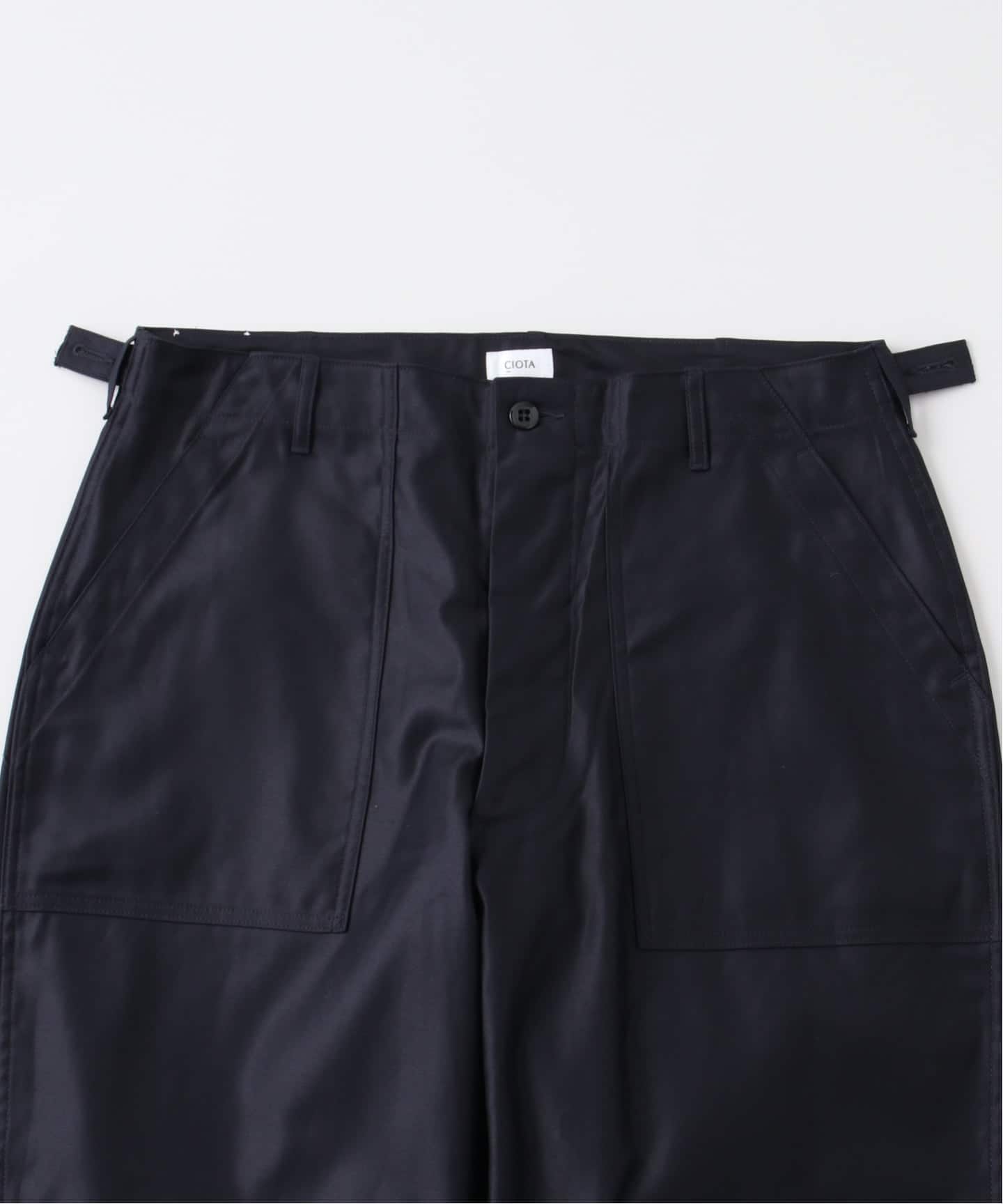 CIOTA for EDIFICE 別注 スビンコットン モールスキン ベイカーパンツ