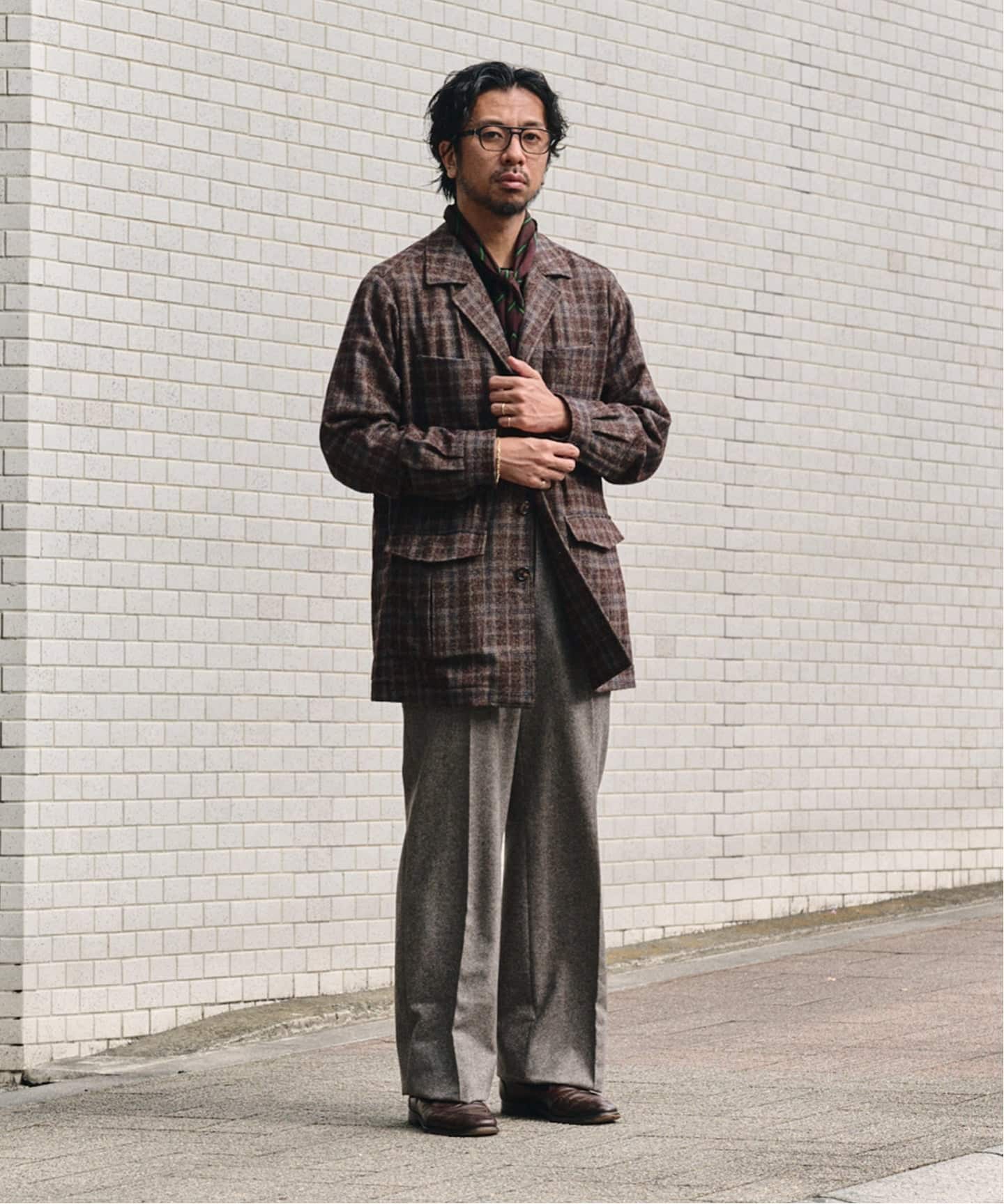 Fumiya Hirano(フミヤヒラノ) 別注 Bloomsbury Flare トラウザー