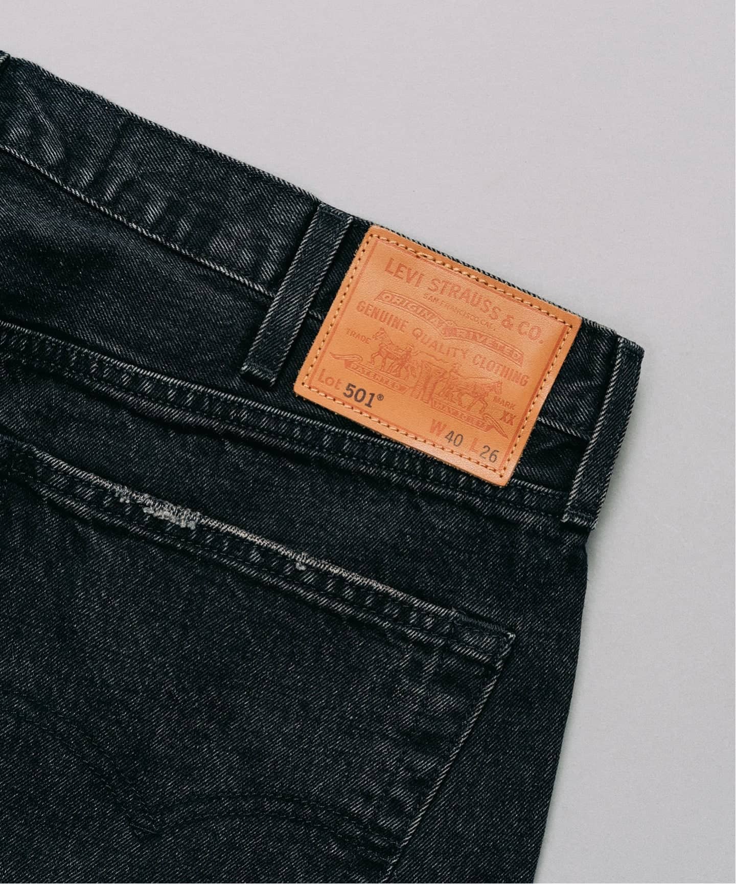 LEVI'S(R)/リーバイス(R) 別注 BIG E 501(R) BLACK L26（デニム