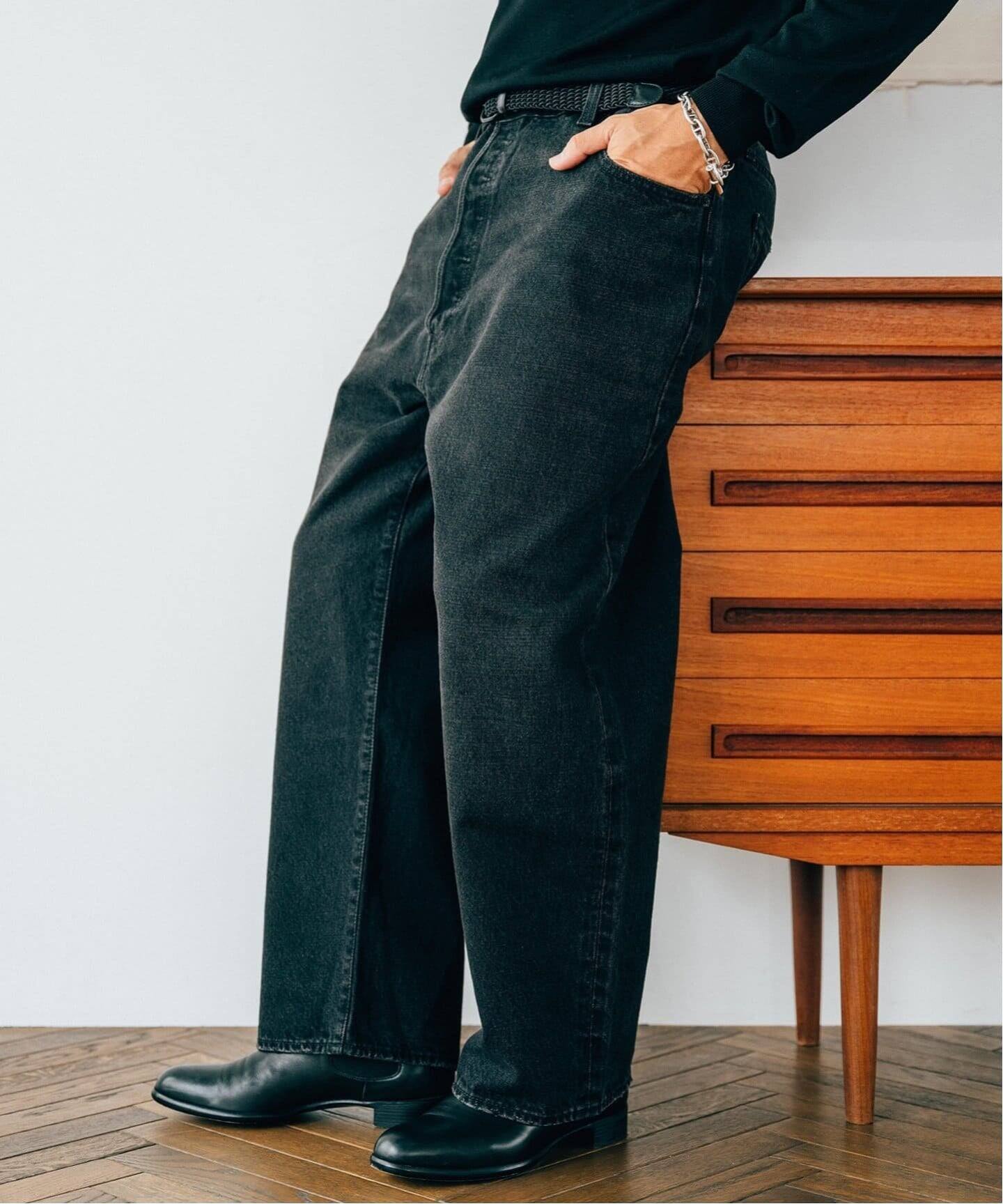 W40L26　リーバイス　別注　501　bigE　 エディフィス LEVI'S(R)/リーバイス(R) 別注 BIG E 501(R) BLACK L26（デニム