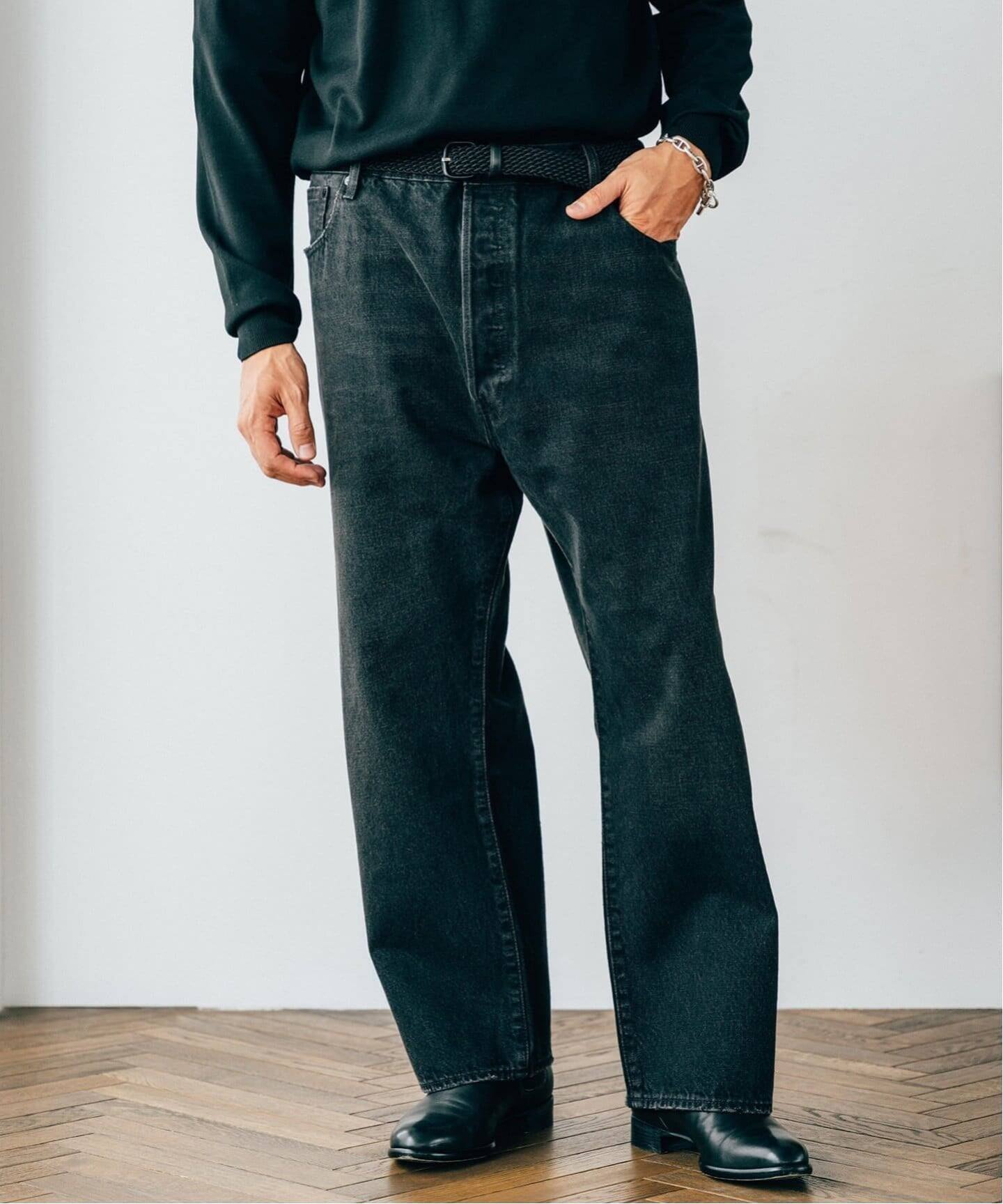 LEVI'S(R)/リーバイス(R) 別注 BIG E 501(R) BLACK L26（デニム