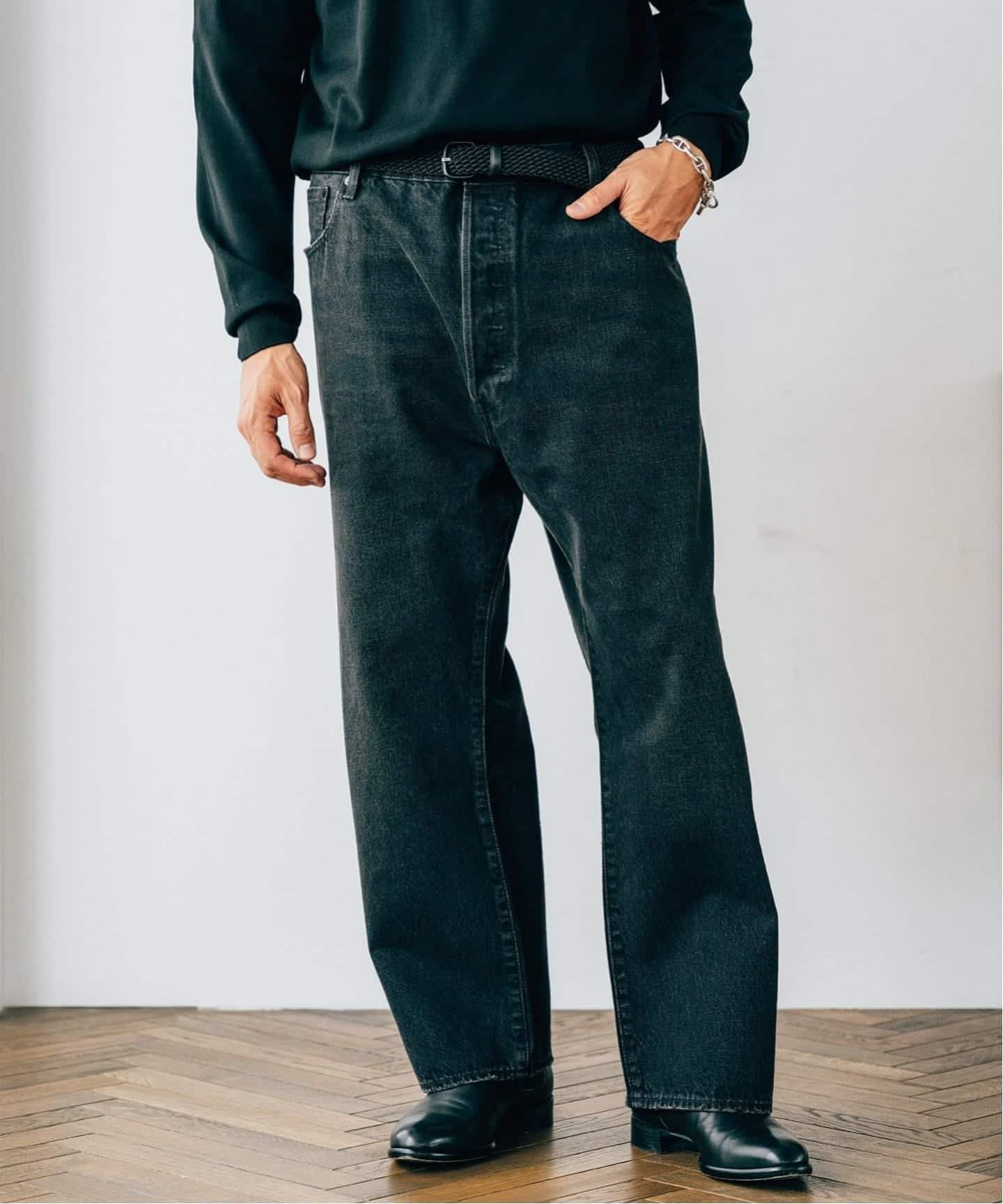 EDIFICE Levi’s BIG E 501(R) BLACK L26 赤耳 maxresdefault.jpg
