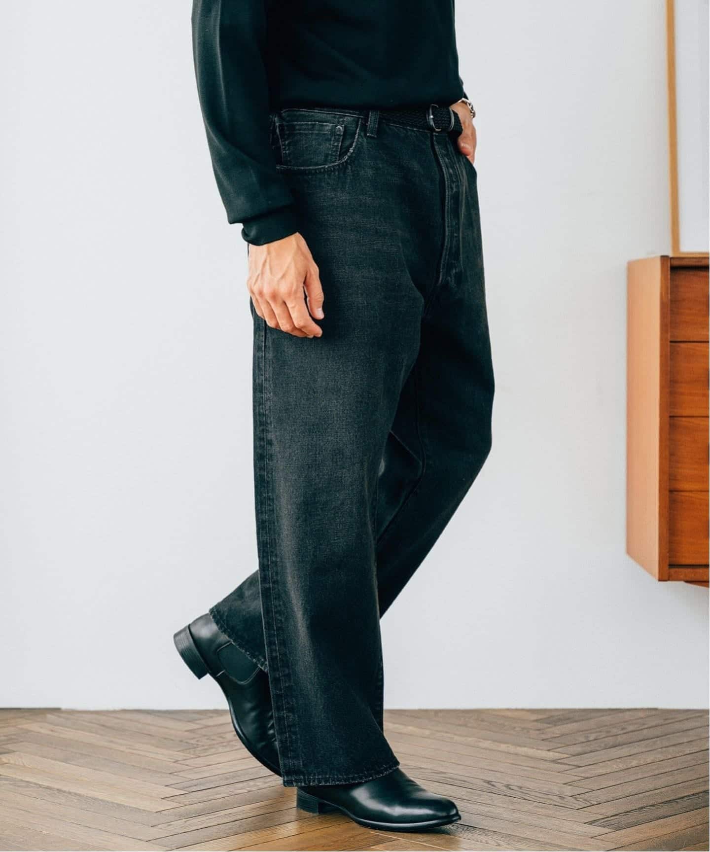 LEVI'S(R)/リーバイス(R) 別注 BIG E 501(R) BLACK L26（デニム