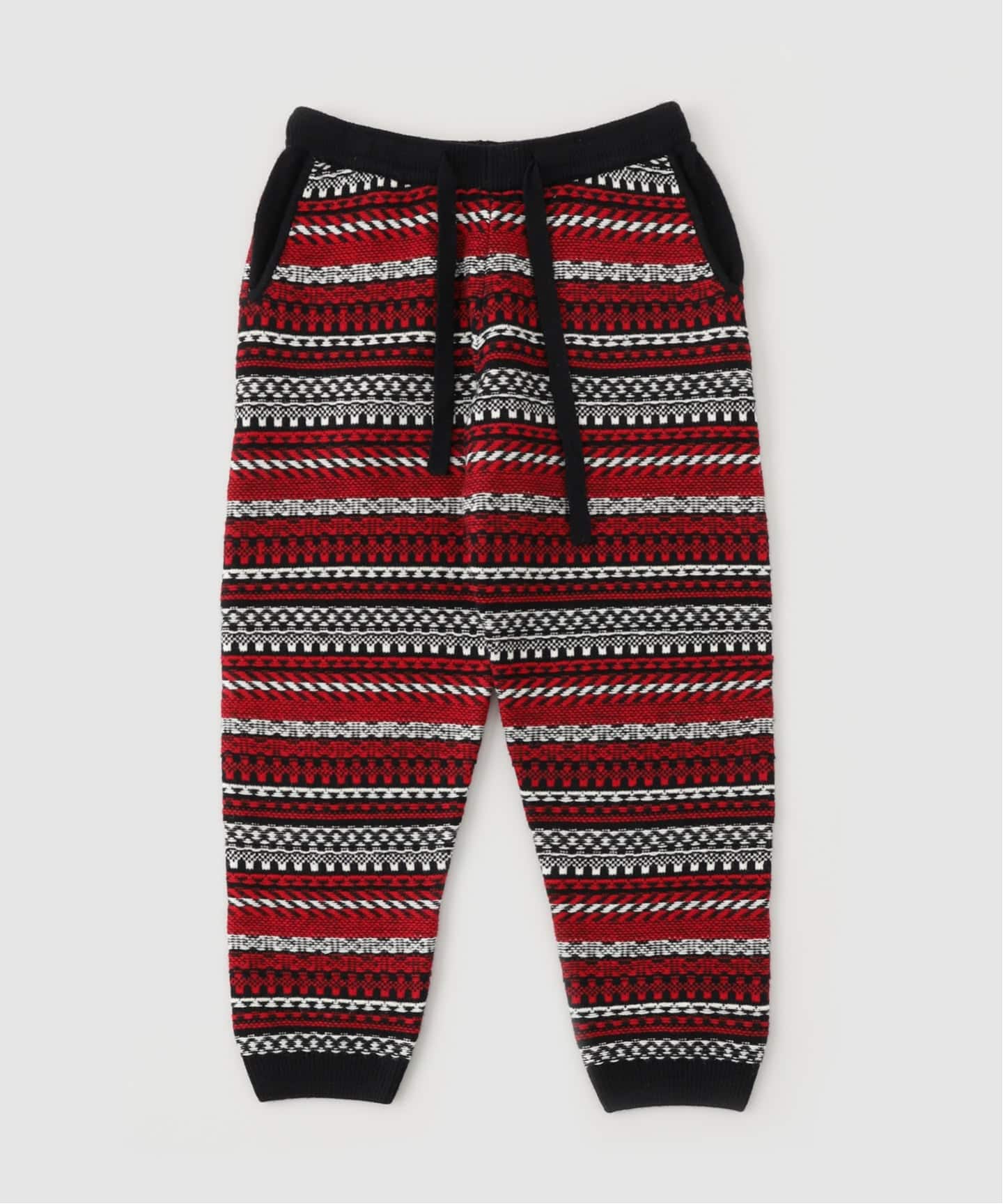 【NEW】エディフィス（EDIFICE）/WM（ホワイトマウンテニアリング） FAIR ISLE ZIP KNIT PANTS WM（ホワイトマウンテニアリング） FAIR ISLE ZIP KNIT PANTS