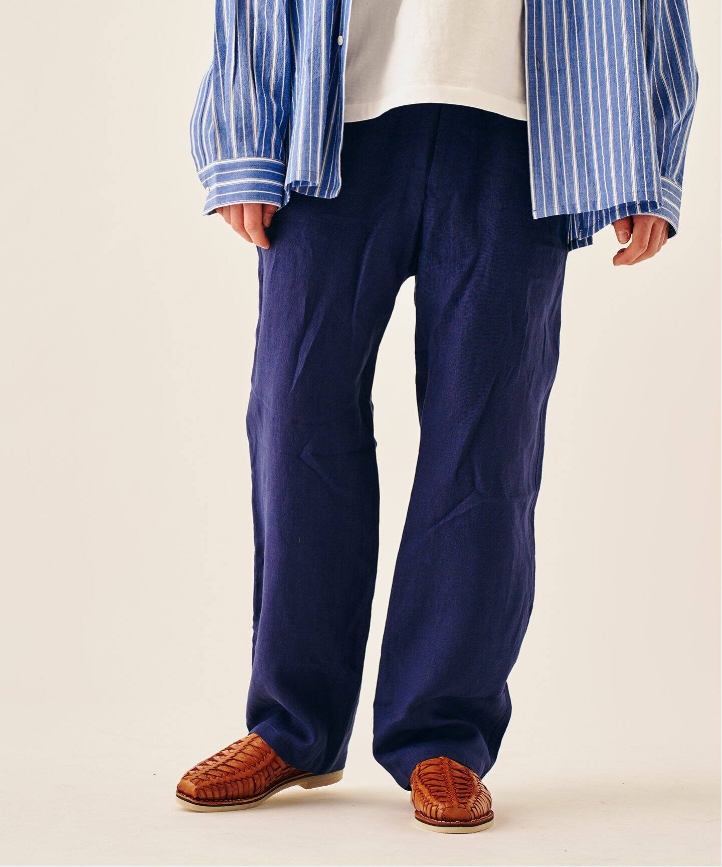 ノルマンディーリネン パンツ（スラックス）｜417 EDIFICE