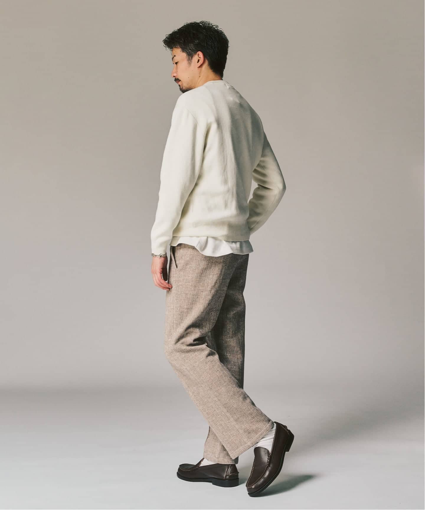 ニットジャージーイージーパンツ（スラックス）｜417 EDIFICE（フォー