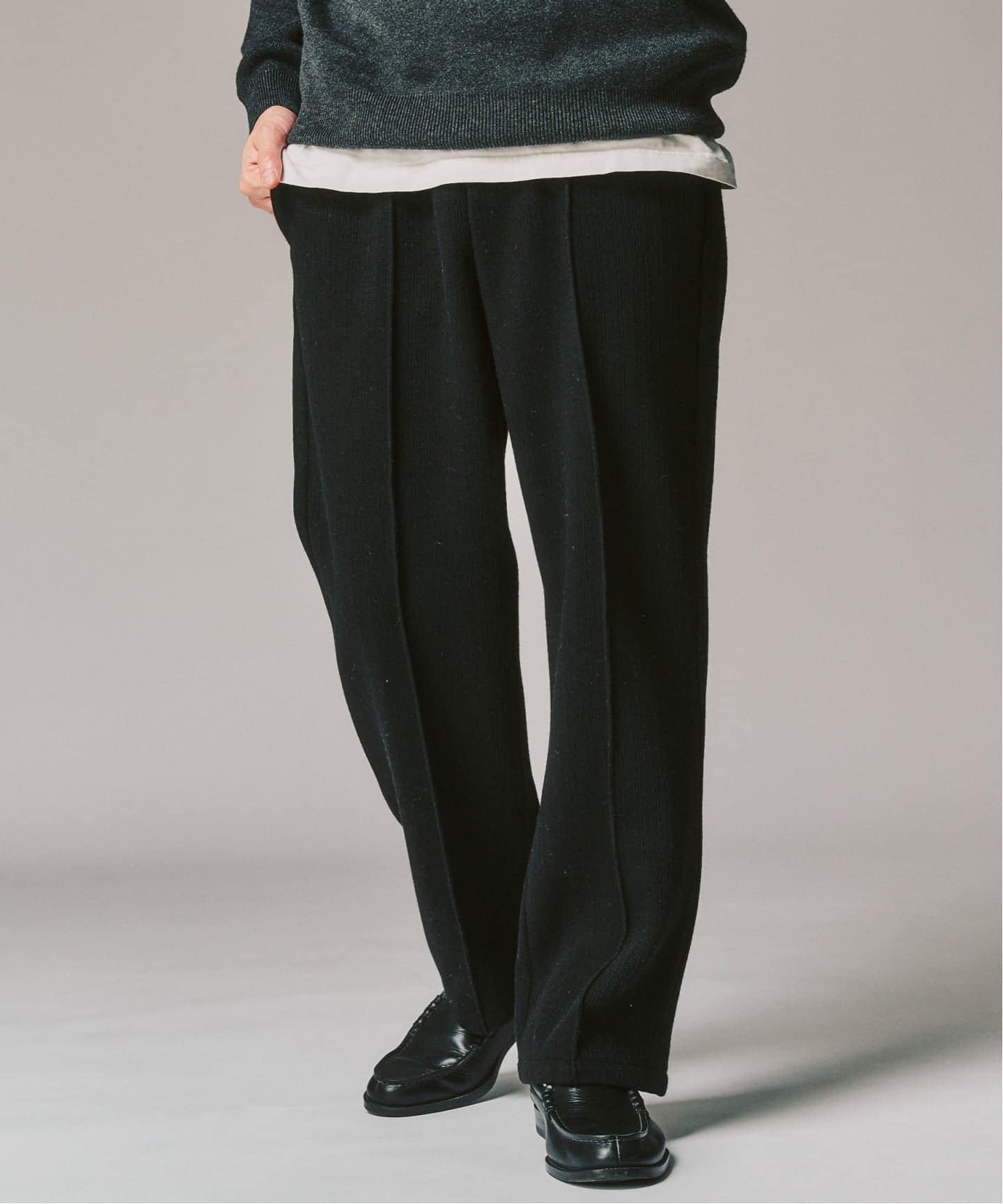 417 エディフィス（417 EDIFICE）/ニットジャージーイージーパンツ ニットジャージーイージーパンツ（スラックス）｜417 EDIFICE（フォー