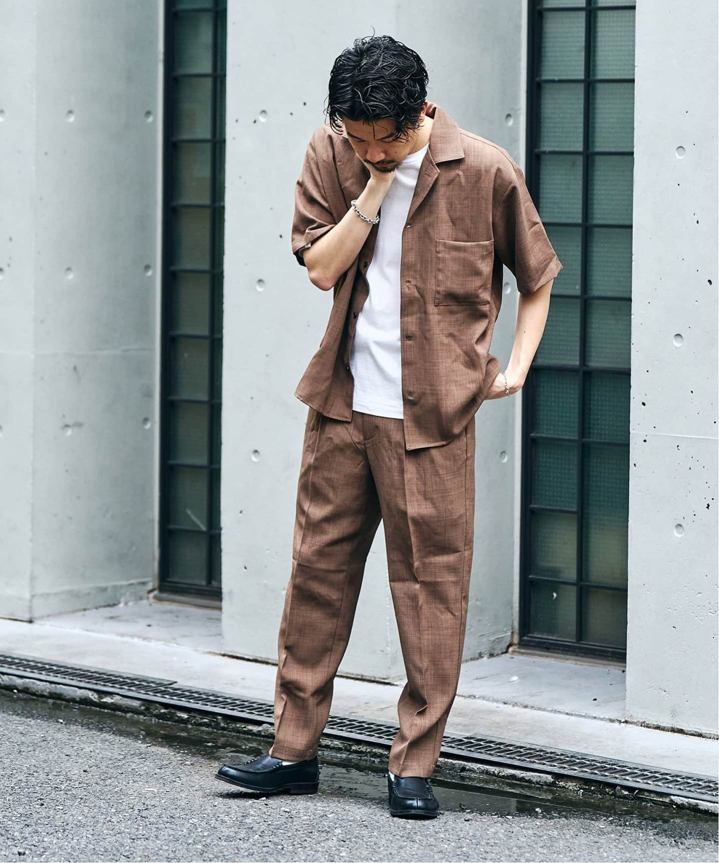TROPICALMESH PANTS / トロピカルメッシュパンツ（スラックス）｜417