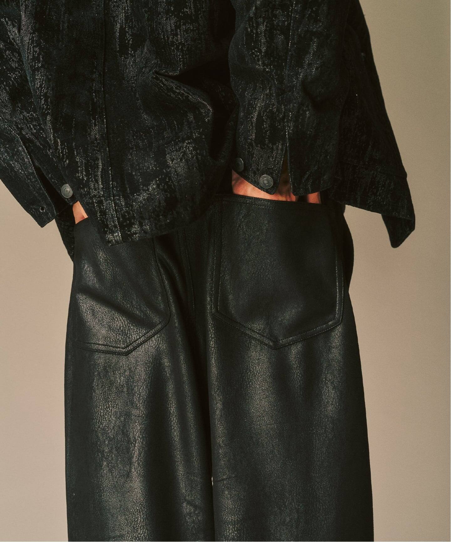 ストレッチスウェード 3D パンツ（スラックス）｜417 EDIFICE（フォー