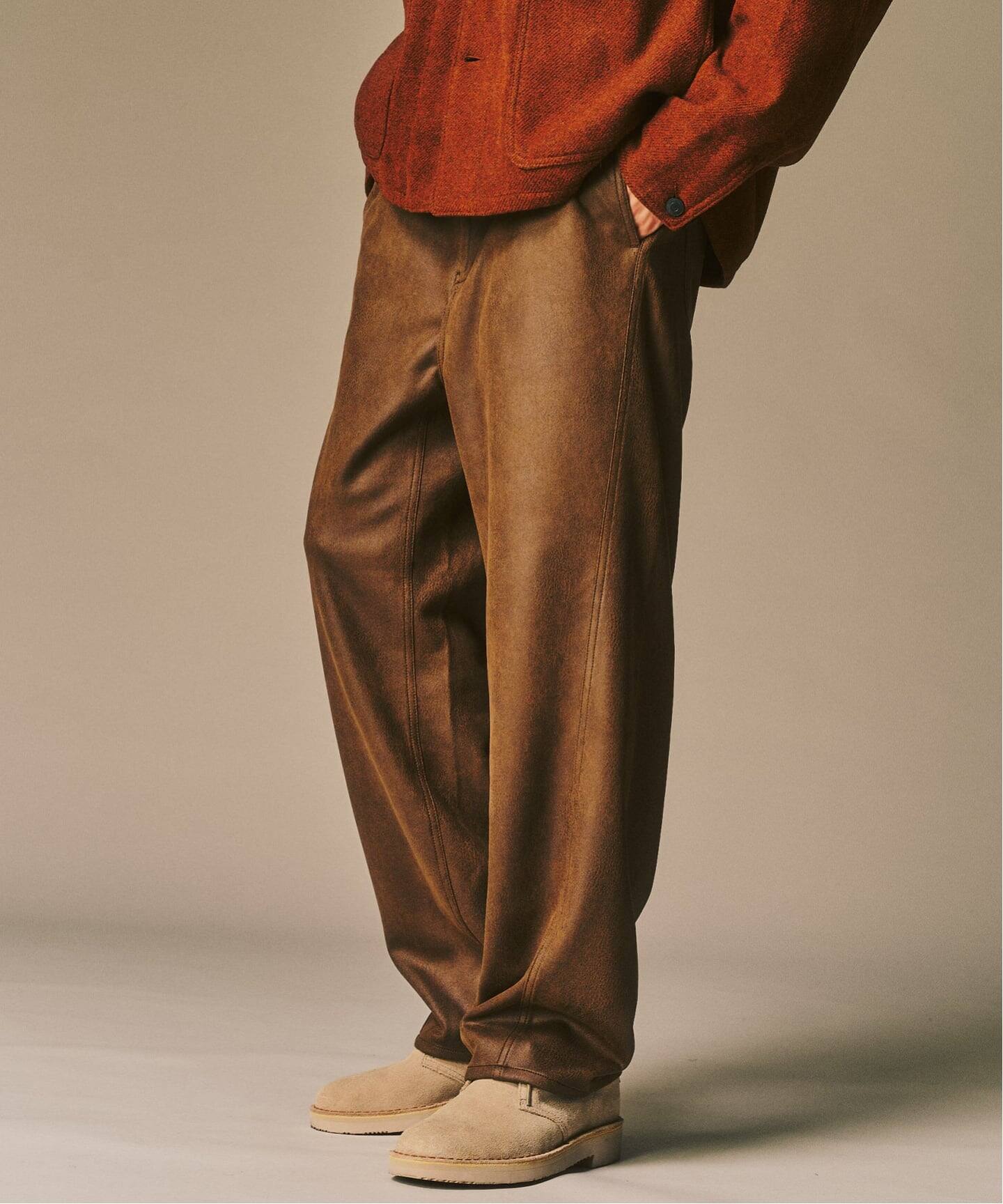 ストレッチスウェード 3D パンツ（スラックス）｜417 EDIFICE（フォー