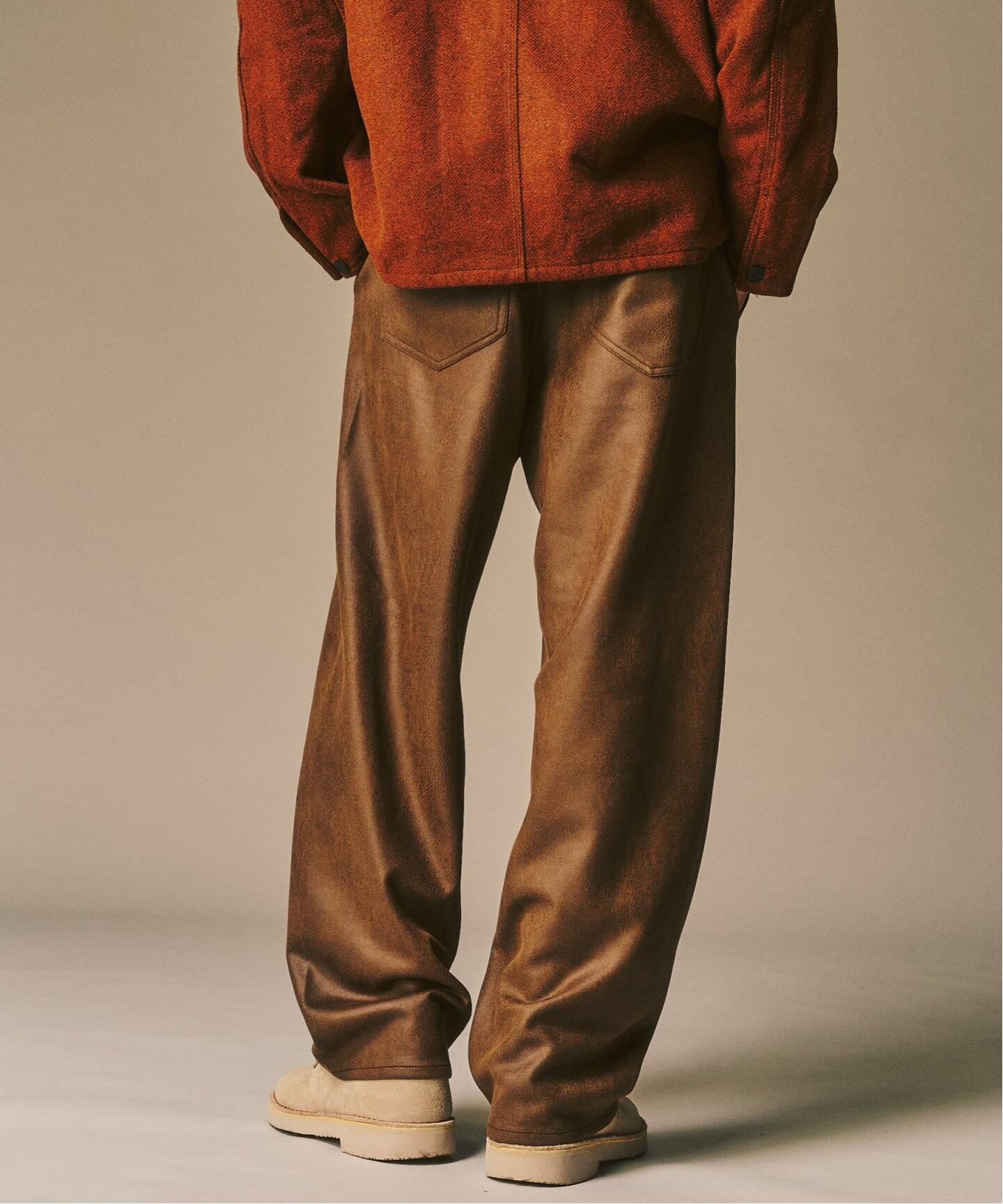 ストレッチスウェード 3D パンツ（スラックス）｜417 EDIFICE（フォー