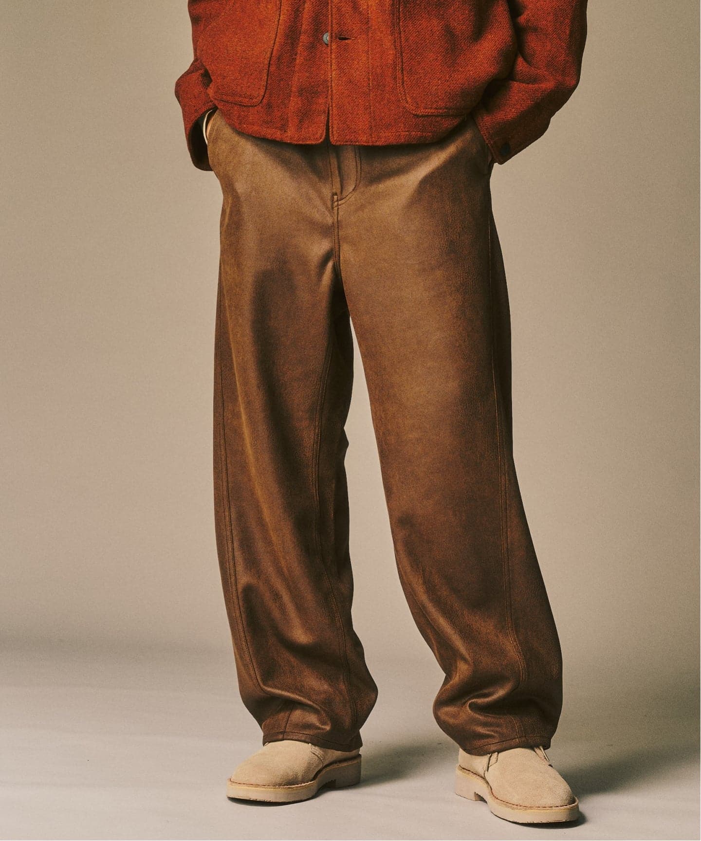 ストレッチスウェード 3D パンツ（スラックス）｜417 EDIFICE（フォー