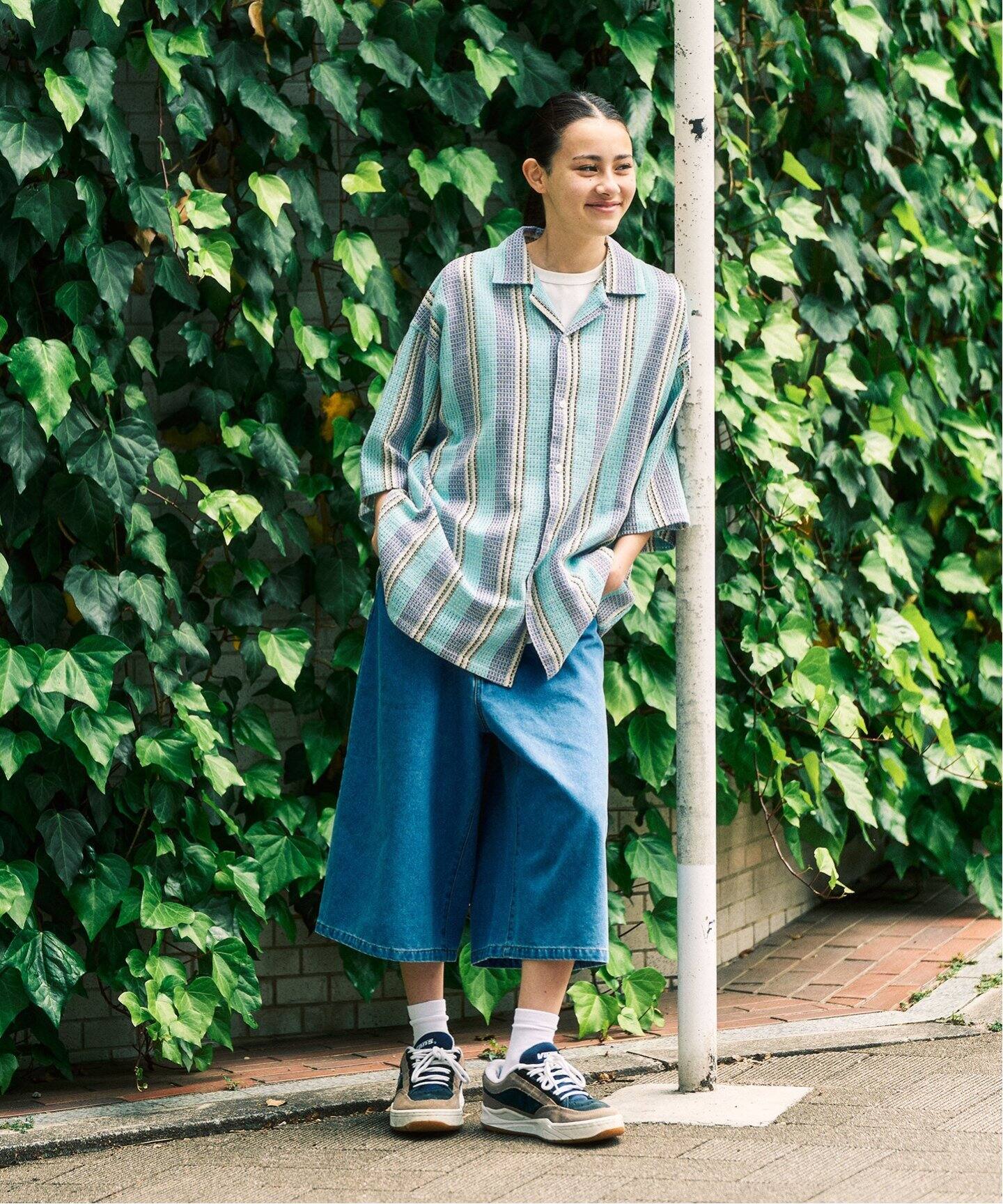 デニム ワイドショートパンツ（ショート・ハーフパンツ）｜417 EDIFICE