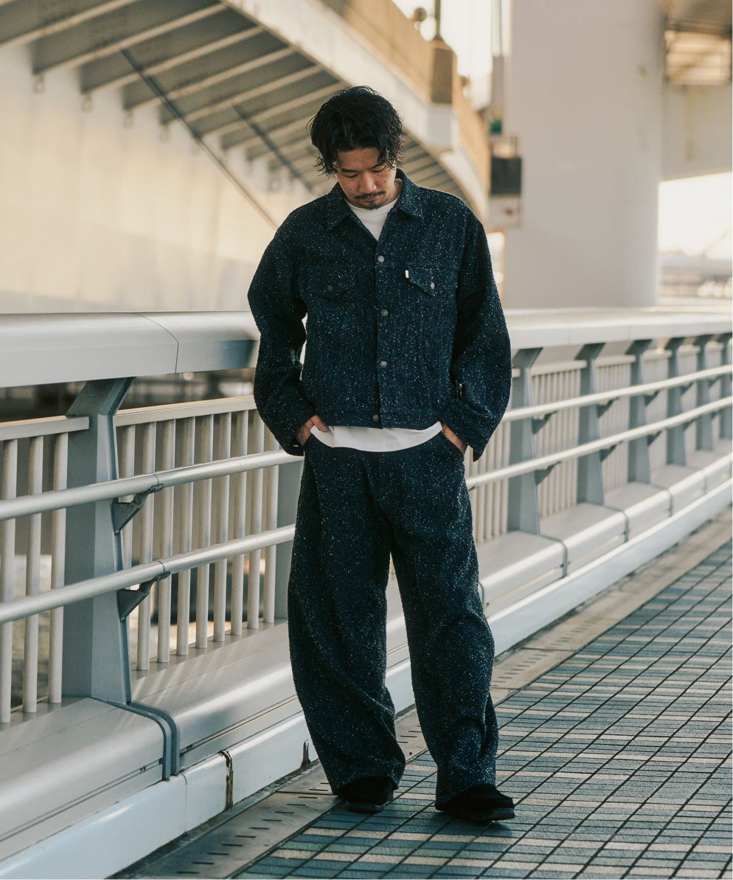 417 エディフィス（417 EDIFICE）/NEPDENIM / ネップデニム カーブパンツ NEPDENIM / ネップデニム カーブパンツ（デニムパンツ・ジーンズ