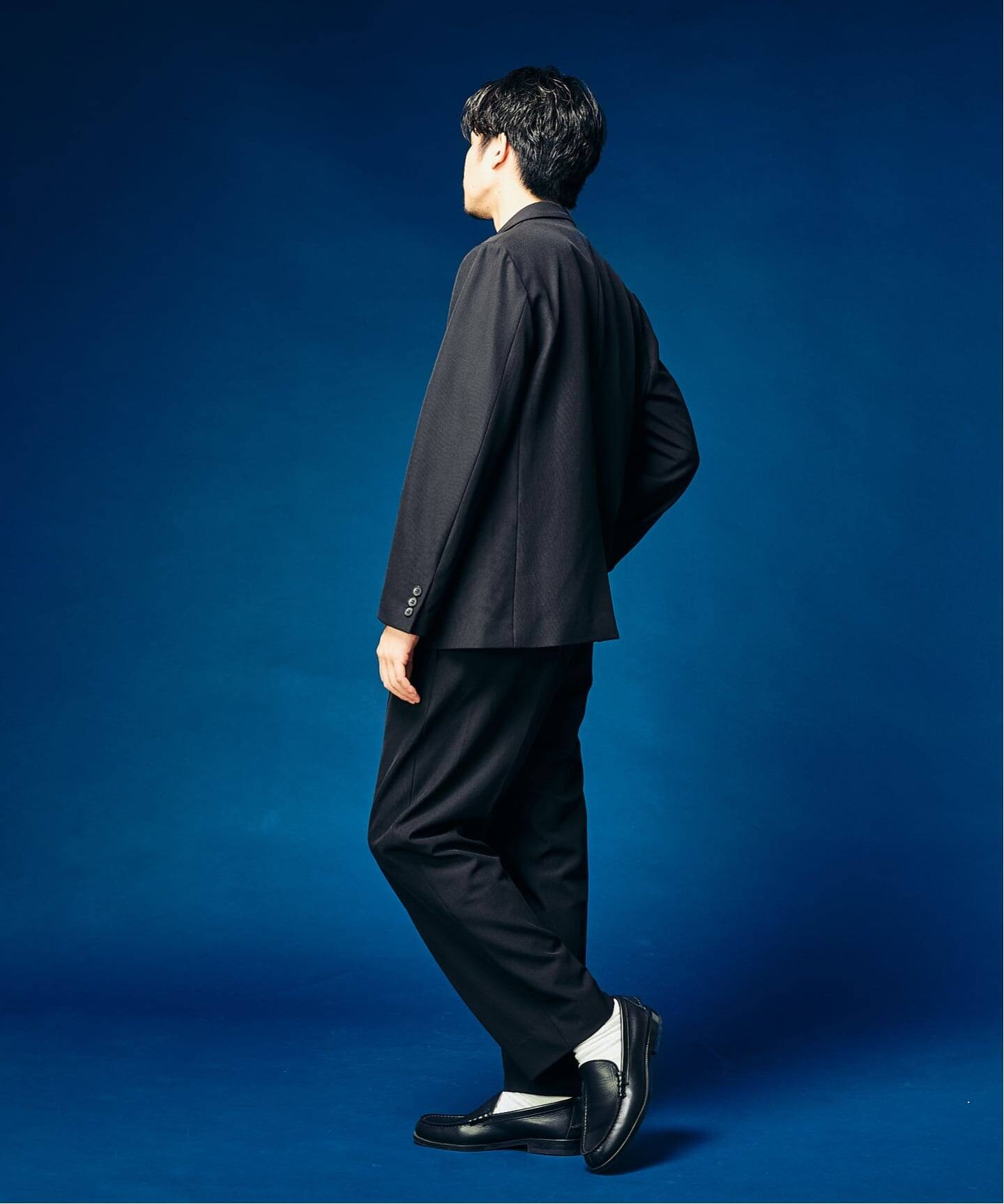 4WAYストレッチ” オーセンティック2タックパンツ（スラックス）｜417