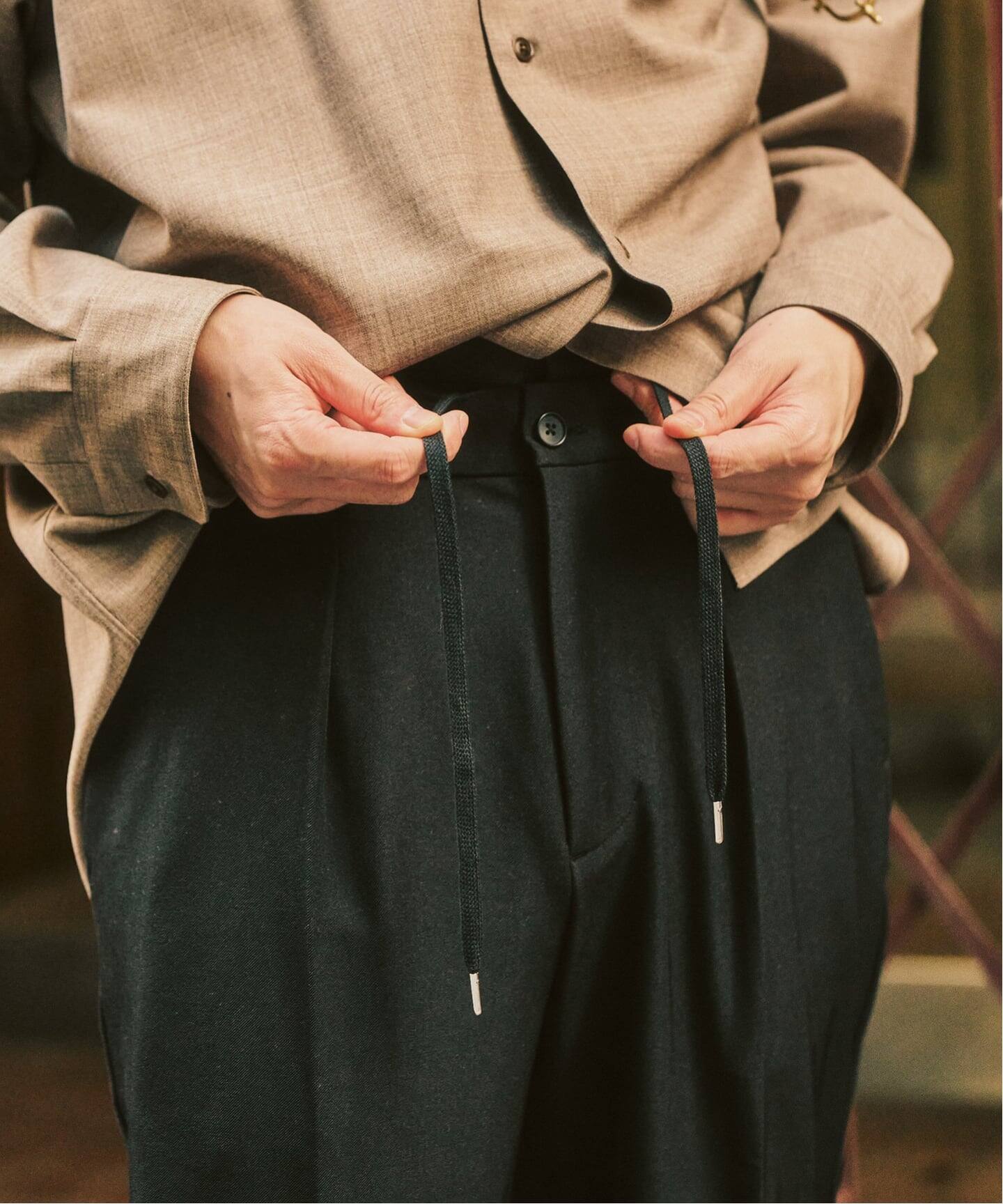 4WAYストレッチ” 1タックパンツ（スラックス）｜417 EDIFICE（フォー