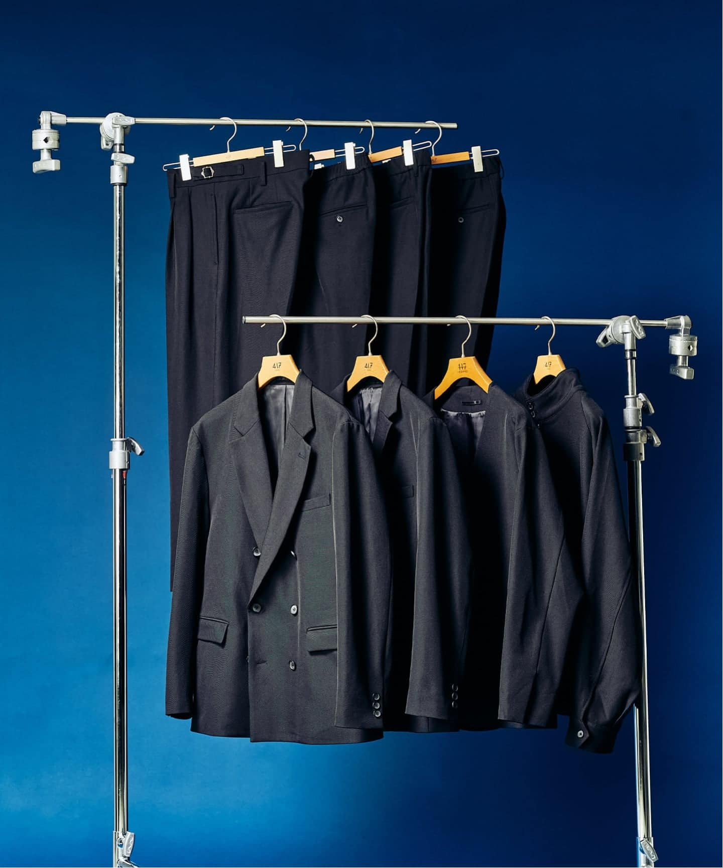 4WAYストレッチ” 1タックパンツ（スラックス）｜417 EDIFICE（フォー