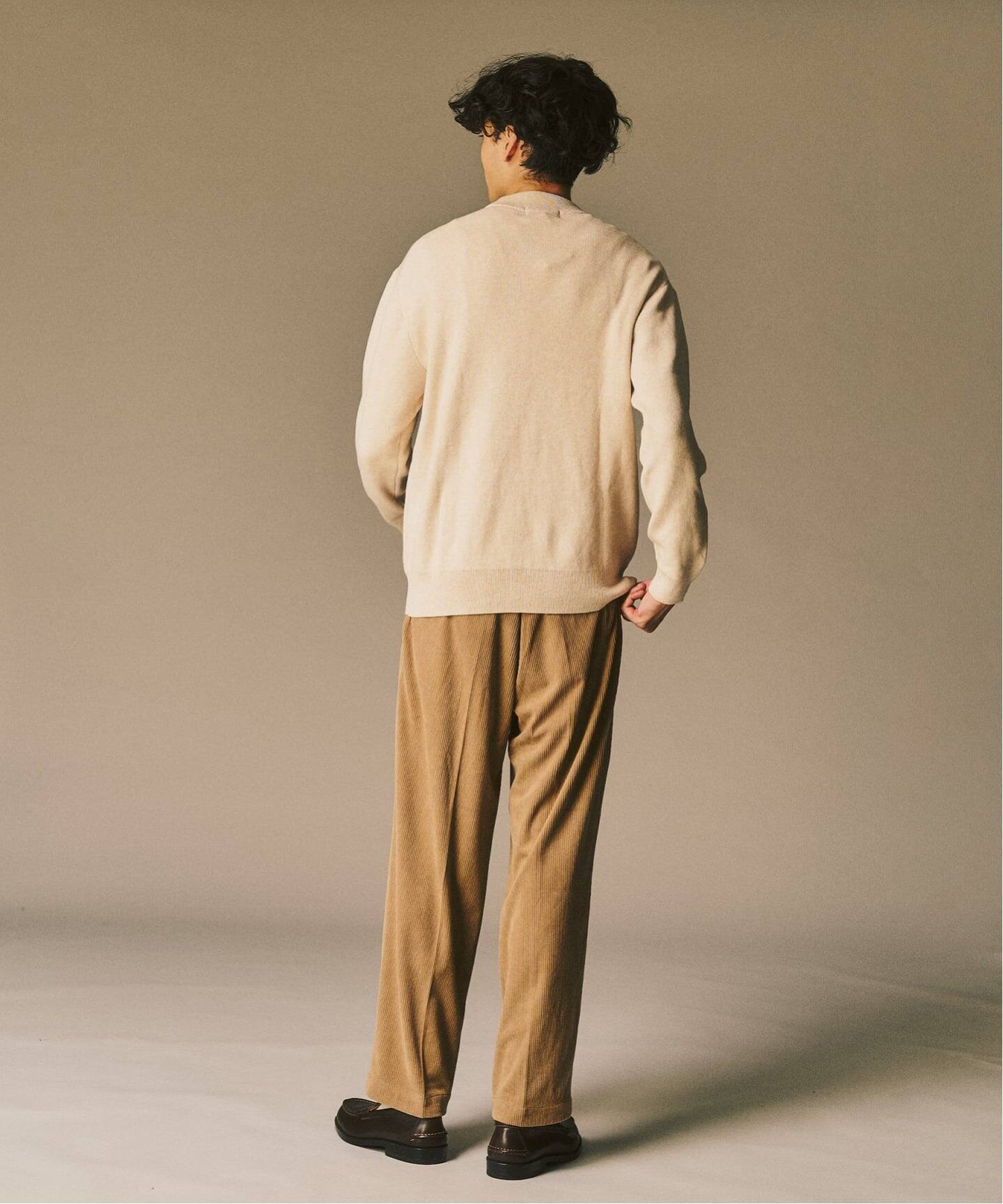 P コーデュロイ2タックパンツ 