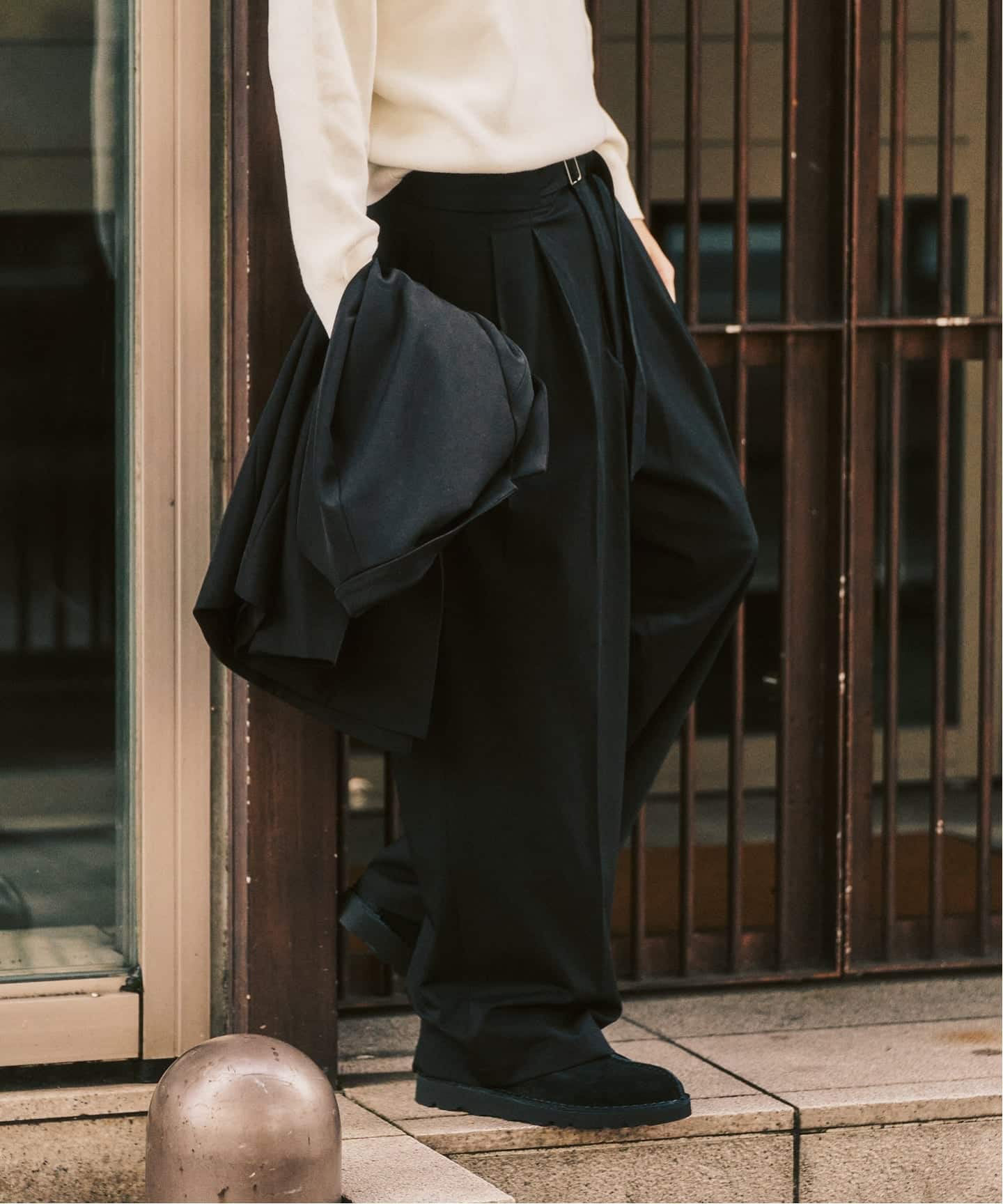 TRW ベルテッドパンツ（スラックス）｜417 EDIFICE（フォーワンセブン