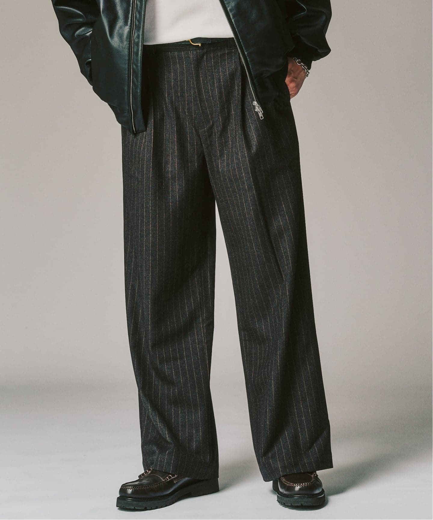 追加【WOOSTEDLIKE】ワイドイージースラックス（スラックス）｜417