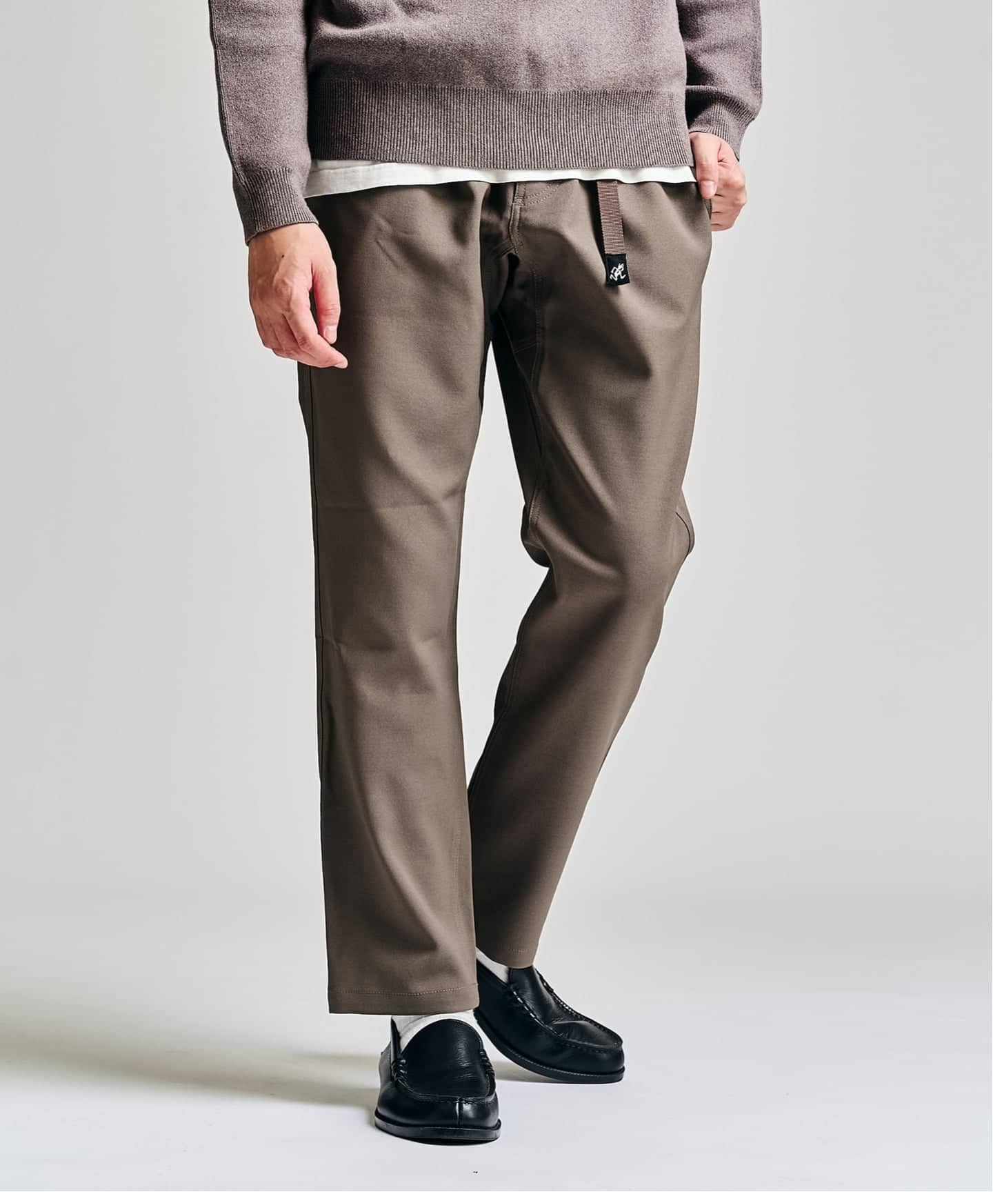 【美品】エディフィス別注品【美品】グラミチ GRAMICCI スラックス イージーパンツ／クライミングパンツ／Lサイズ／カラー：グレー 美品GRAMICCI×417 EDIFICE スラックスパンツ ryosan専用 417 EDIFICE