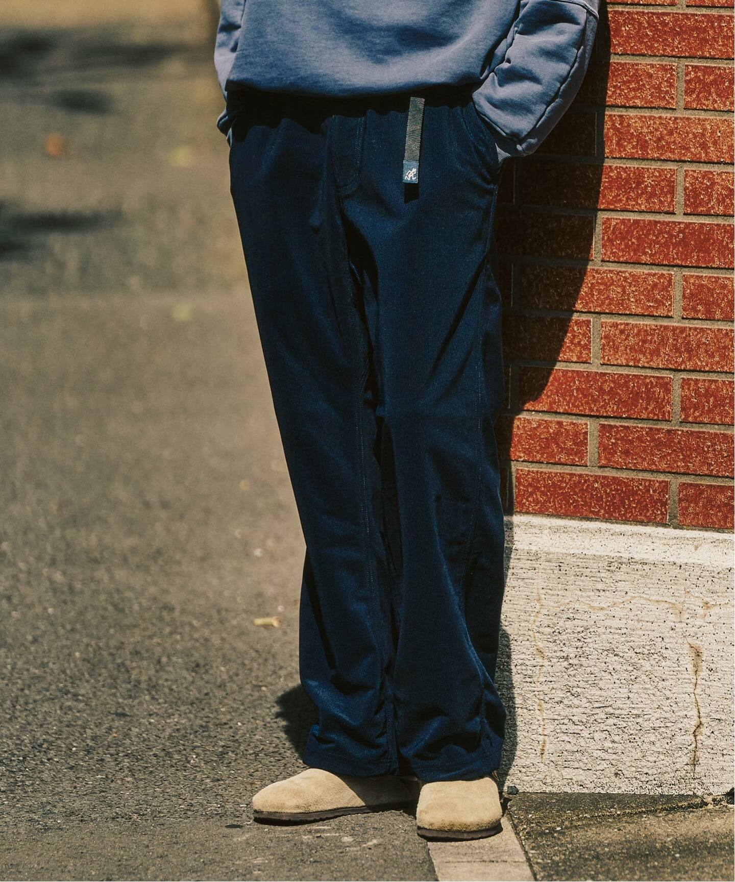 Gramicci ネイビー コーデュロイパンツ タグ付き未使用品 GRAMICCI グラミチ 417別注 TRICOTコーデュロイパンツ（スラックス