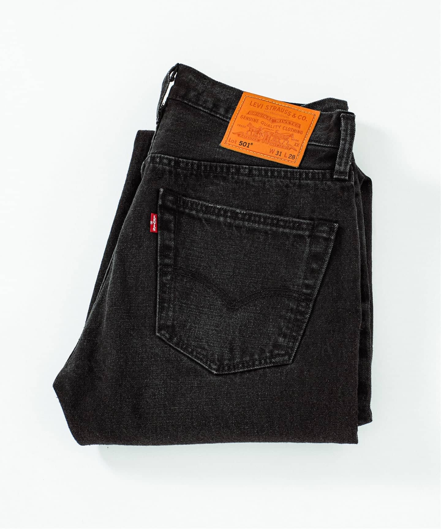 EDIFICE×リーバイス 30th 別注 501 デニム BLACK L30 Levi's(リーバイス) 30th 別注 501(R) BLACK L30（デニムパンツ