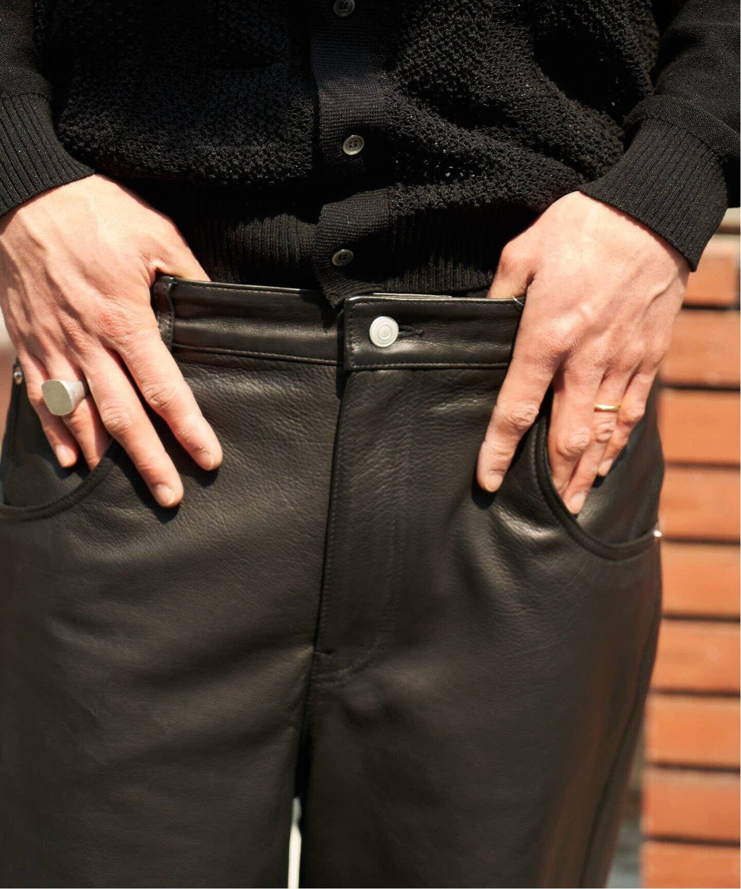 5ポケット レザーショーツ（ショート・ハーフパンツ）｜PULP