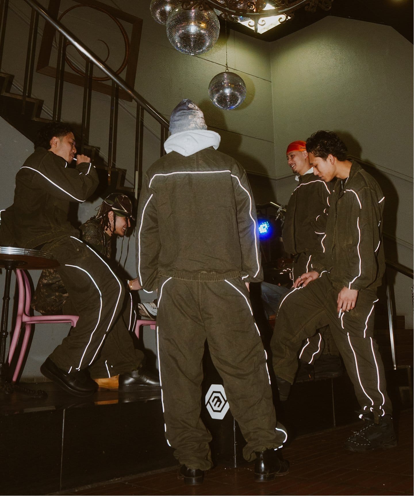 VALLAD / バラッド】フェード トラック パンツ（ジャージ