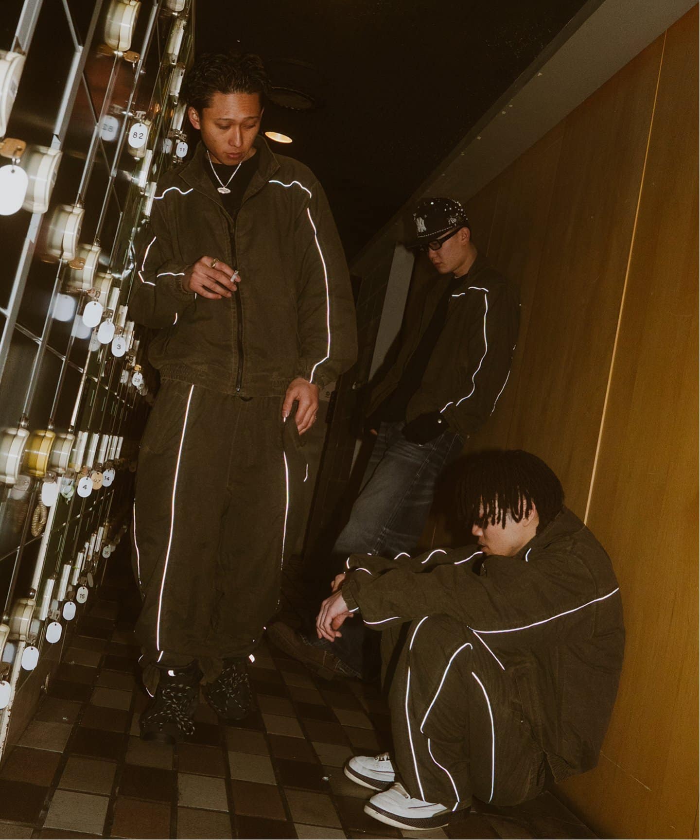 VALLAD / バラッド】フェード トラック パンツ（ジャージ