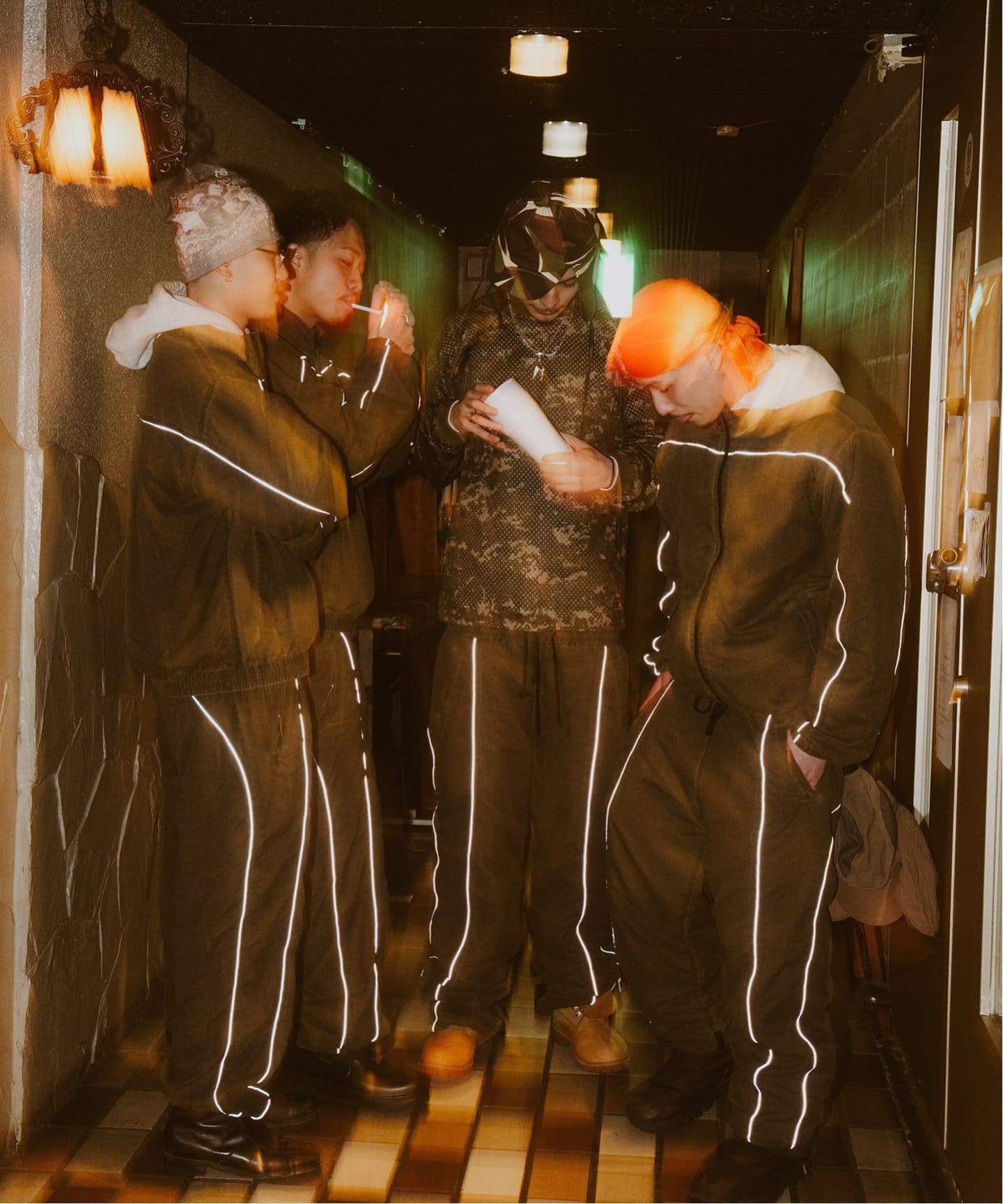 VALLAD / バラッド】フェード トラック パンツ（ジャージ