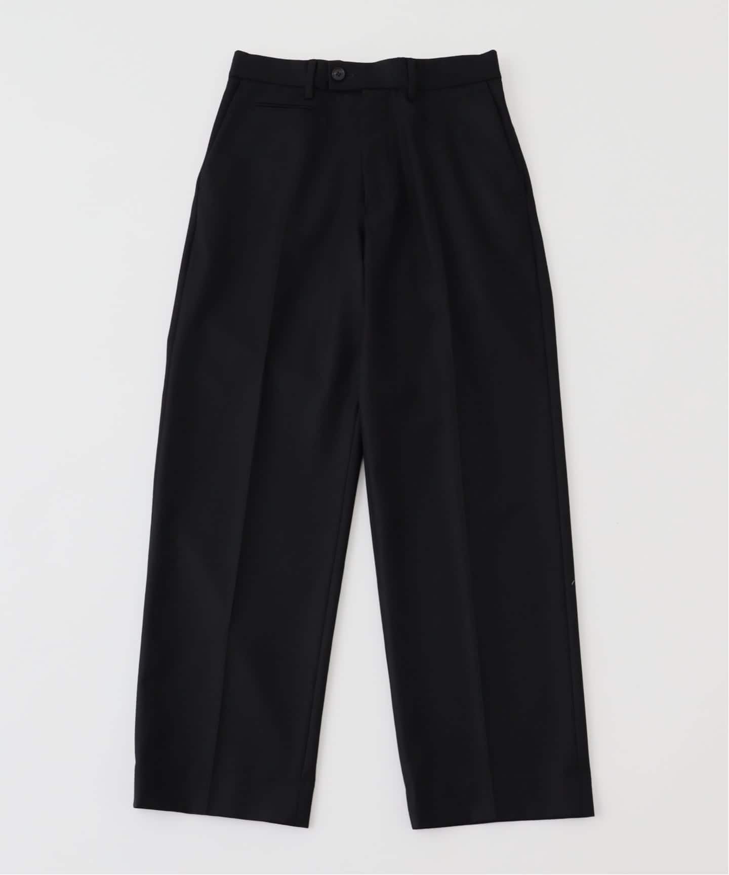 MATSUFUJI / マツフジ FLANNEL WOOL WIDE TROUSERS（スラックス