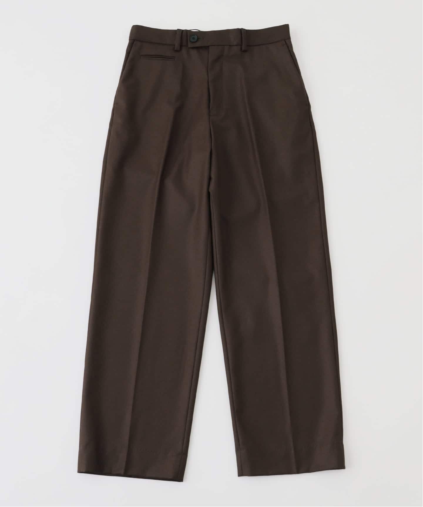 MATSUFUJI / マツフジ FLANNEL WOOL WIDE TROUSERS（スラックス