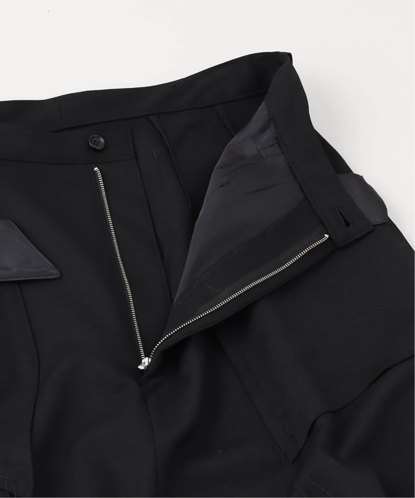 Sulvam サルエルパンツ sulvam 30%OFF ”Slit super sarrouel trousers” スーパー