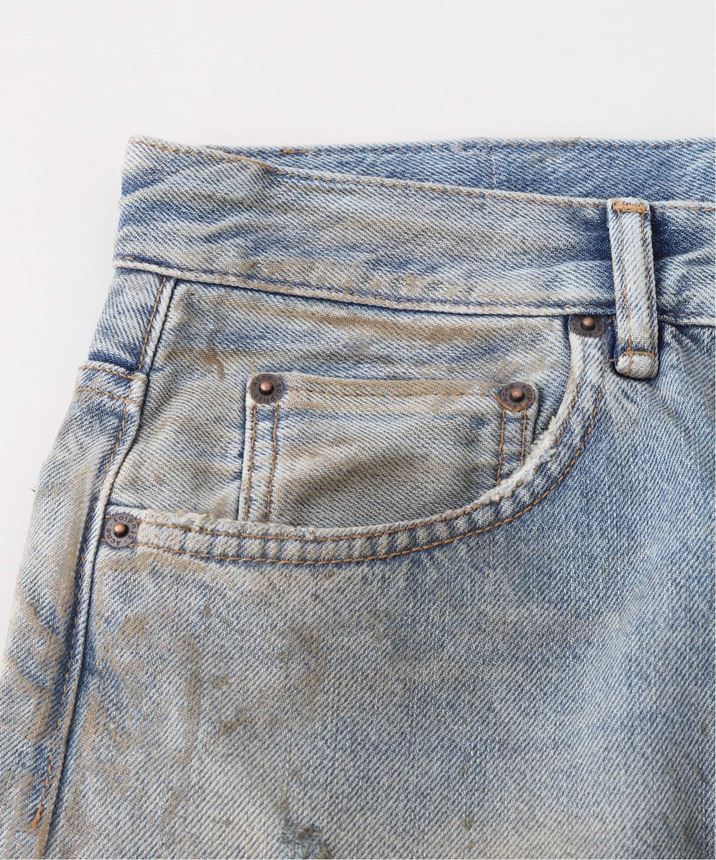 パンツ Acne Studios 2021M Penicillin 28/30 Acne Studios - Regular fit jeans - 2021M - Mid Blue
