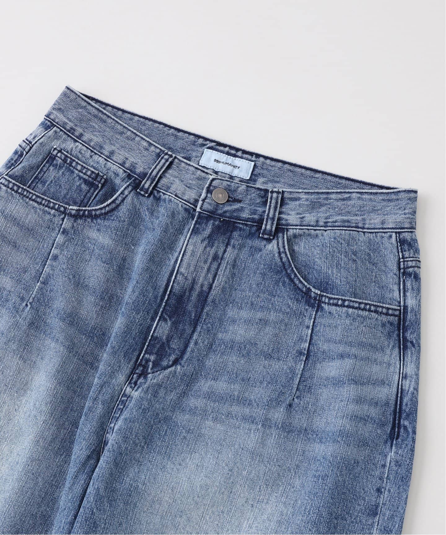 999humanity AV PLEATS DENIM PANTS 在原みゆ紀 999HUMANITY / 999ヒューマニティ AV PLEATS DENIM PANTS