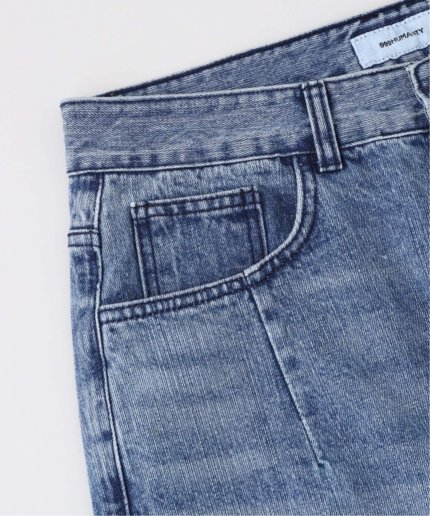 999humanity AV PLEATS DENIM PANTS 在原みゆ紀 999HUMANITY / 999ヒューマニティ AV PLEATS DENIM PANTS