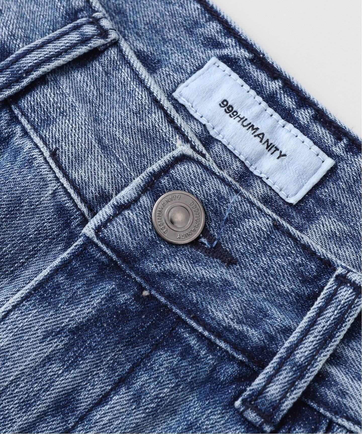 999humanity AV PLEATS DENIM PANTS 在原みゆ紀 999HUMANITY / 999ヒューマニティ AV PLEATS DENIM PANTS