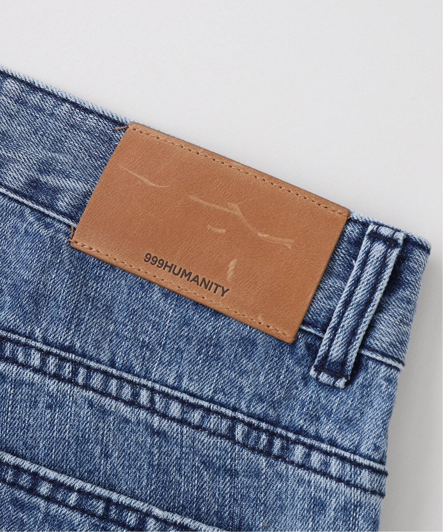 999humanity AV PLEATS DENIM PANTS 在原みゆ紀 999HUMANITY / 999ヒューマニティ AV PLEATS DENIM PANTS
