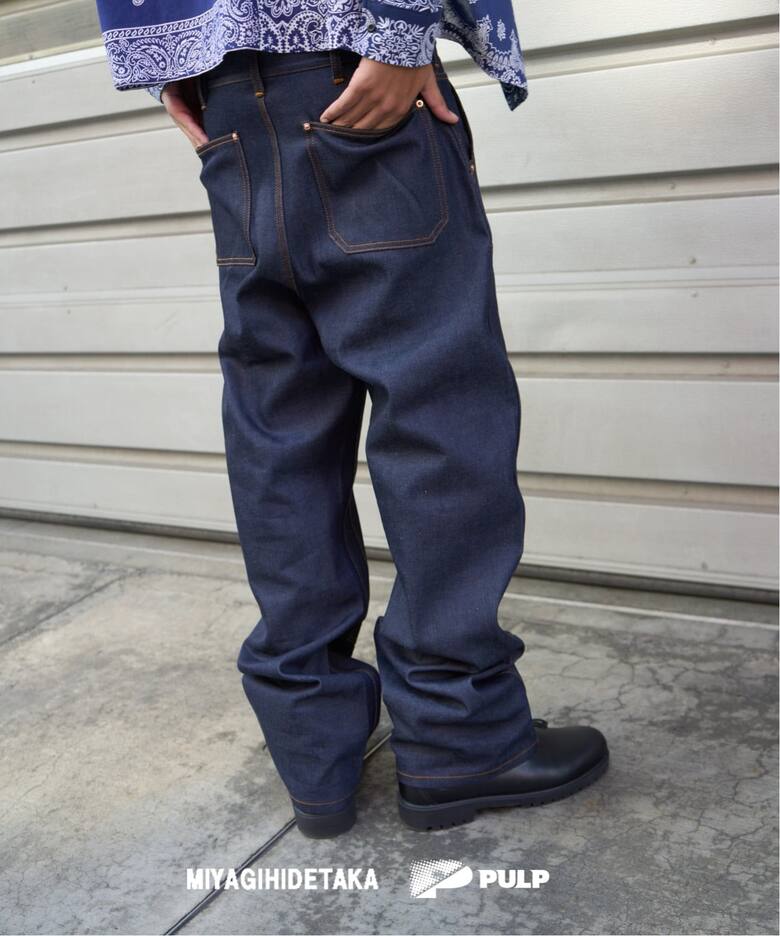 MIYAGIHIDETAKA / ミヤギヒデタカ EX WORK PANTS RIGID（デニムパンツ 