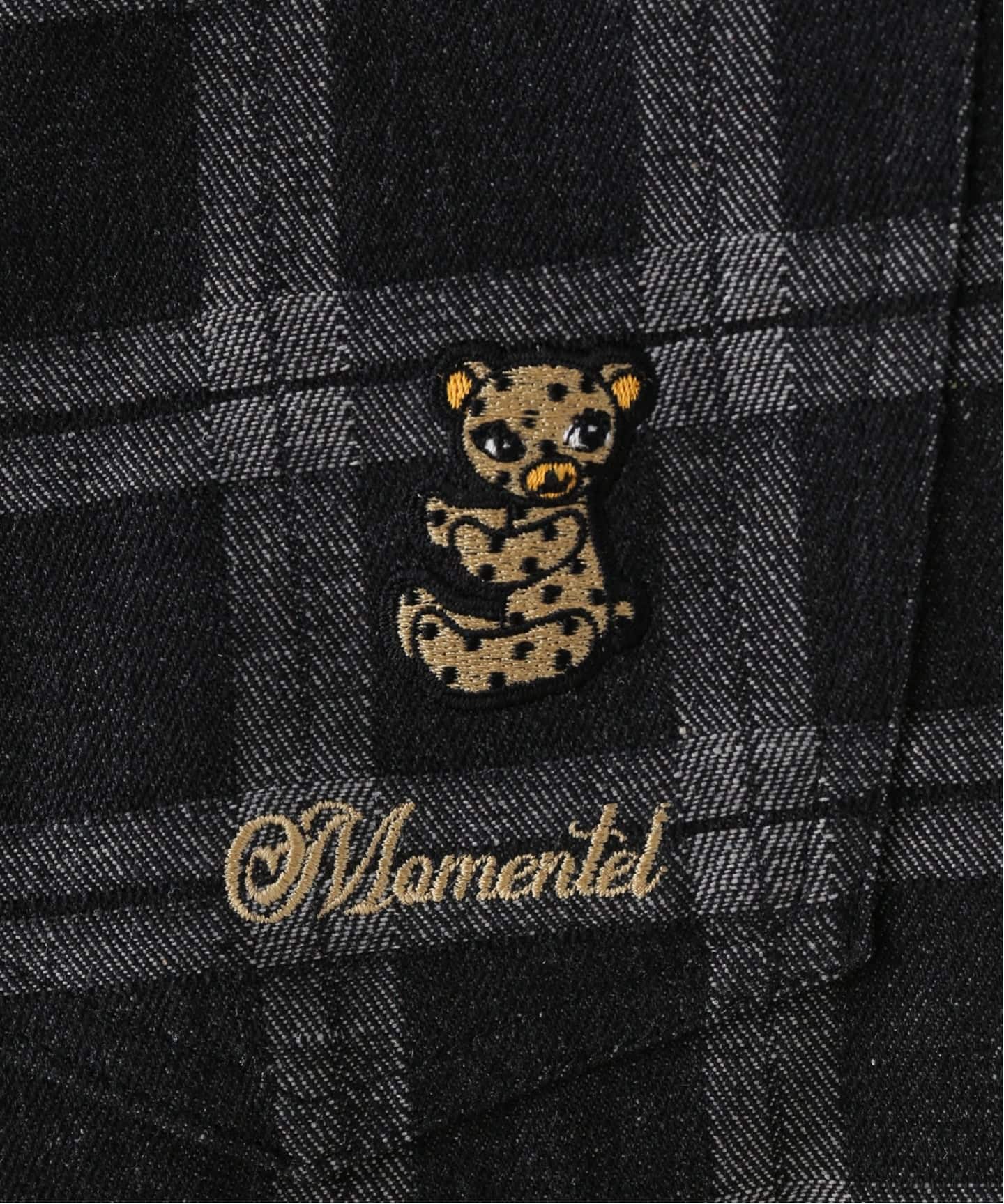 MOMENTEL / モーメンタル Bear check denim pants（デニムパンツ