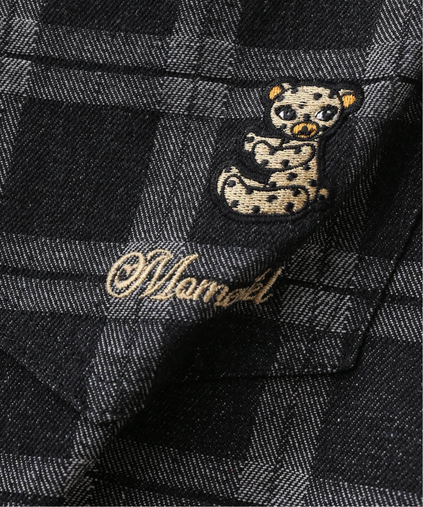 パンツ [MOMENTEL] Bear check denim pants MOMENTEL / モーメンタル Bear check denim pants（デニムパンツ