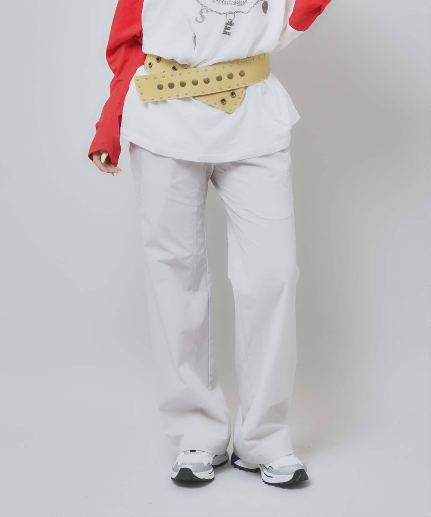 さらに100円引き◆MISCHIEF◆NYLON BAGGY SLACKS TIGHTBOOTH - BAGGY SLACKS - SHRED