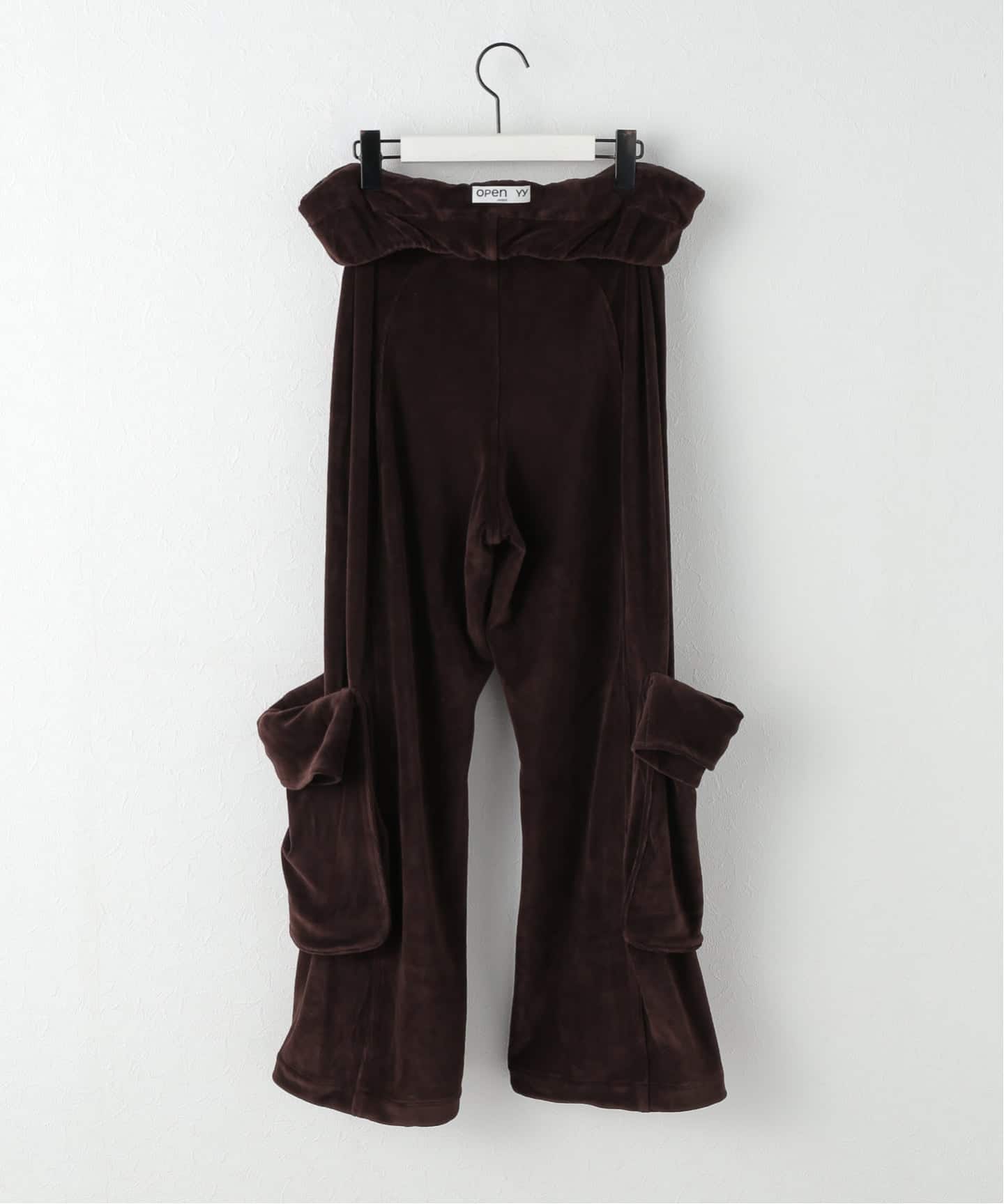Geek Office / ギークオフィス】OPEN YY Woven ROLLED WAIST VELOUR Geek Office / ギークオフィス】OPEN YY Woven ROLLED WAIST VELOUR