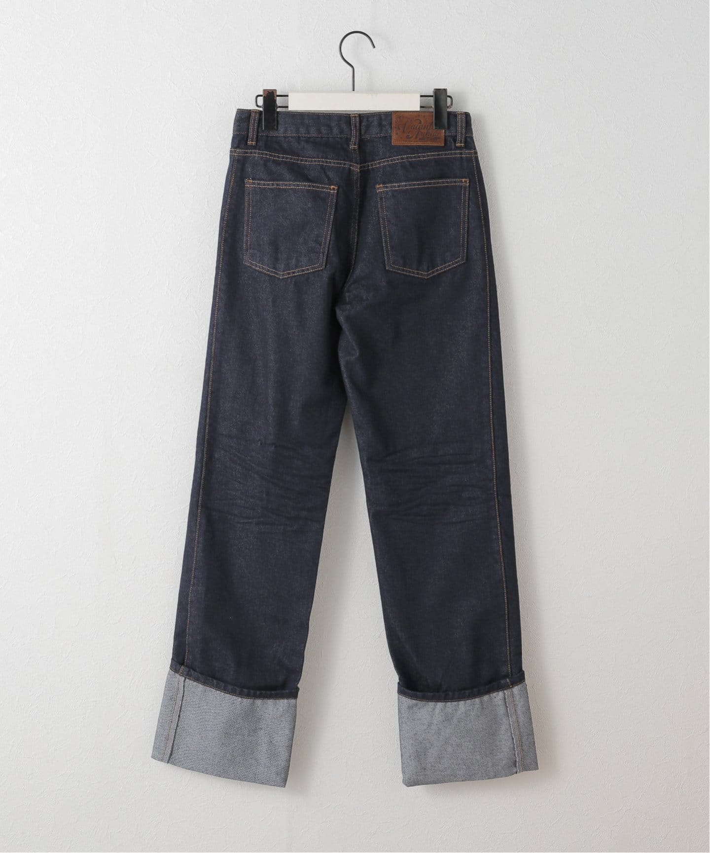 デニム・ジーパン VACANT Archive : 25SS / HEIDI LONG LENGTH TURN-UP DENIM Geek Office / ギークオフィス】VACANT Archive / HEIDI LONG