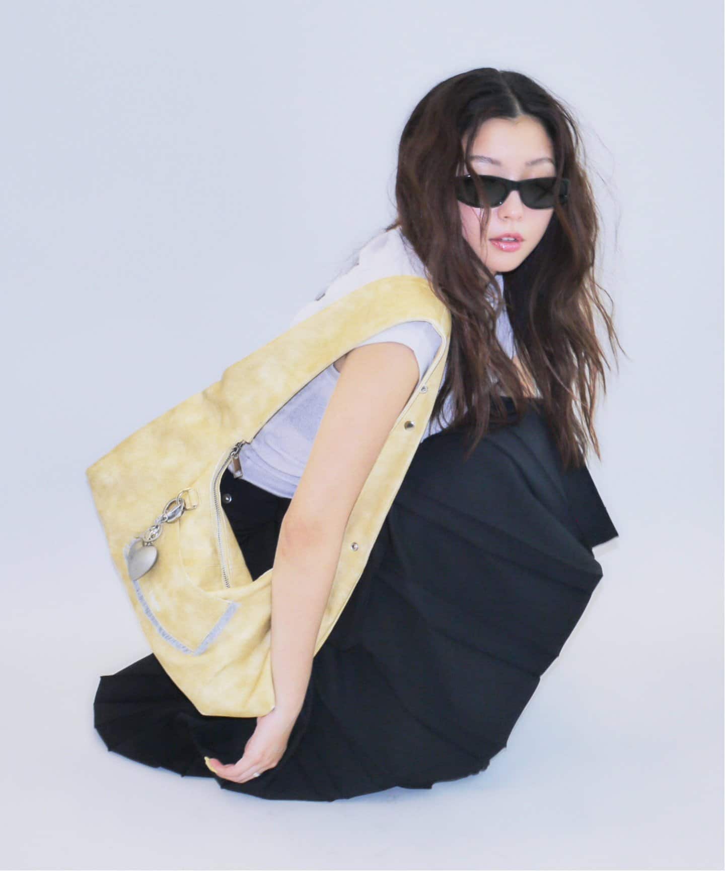 [OpenYy] CHECK CARGO POCKET KILT /追跡付 OPEN YY