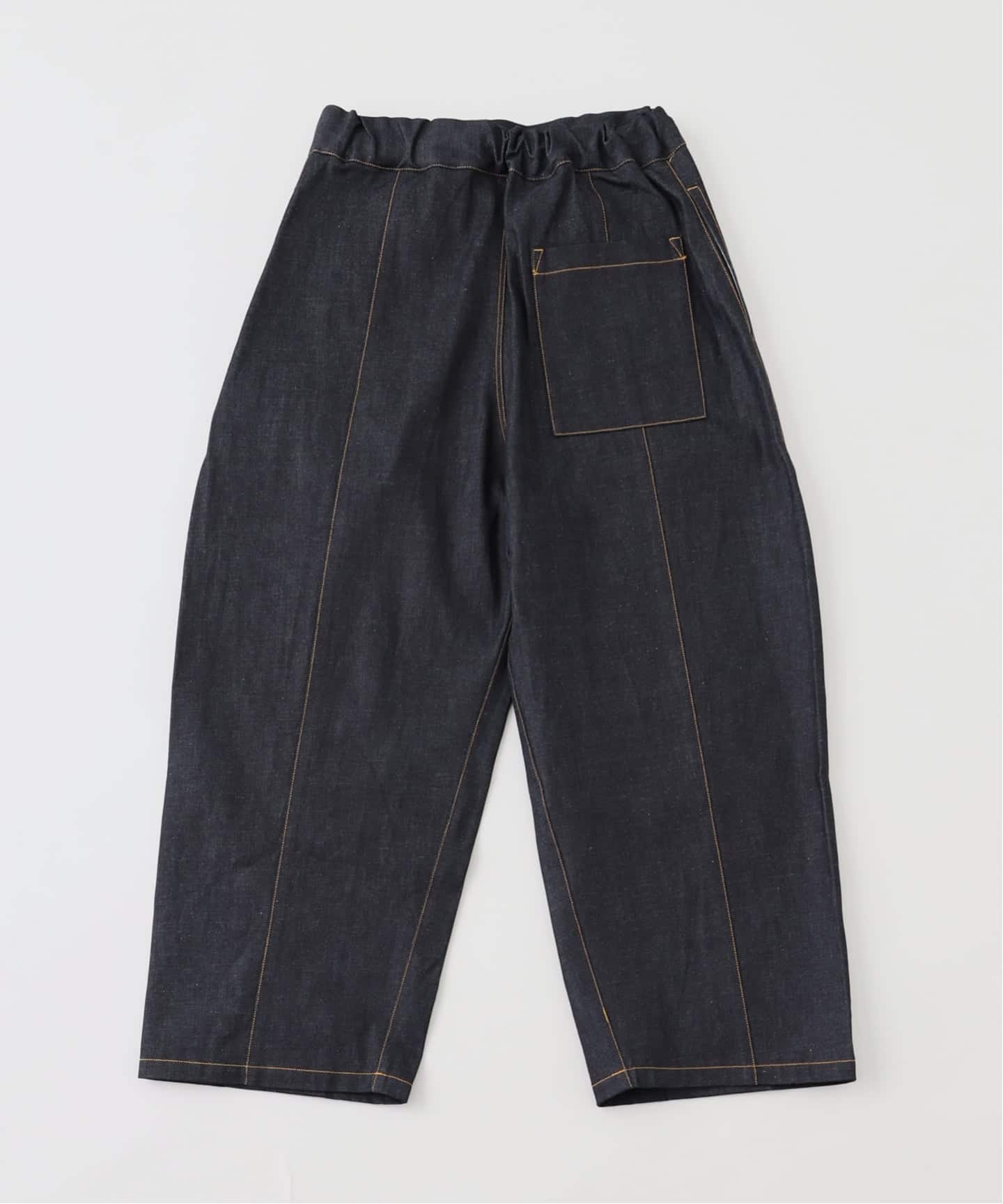 SAGE NATION / セイジネーション BOX PLEAT TROUSER DENIM / S074