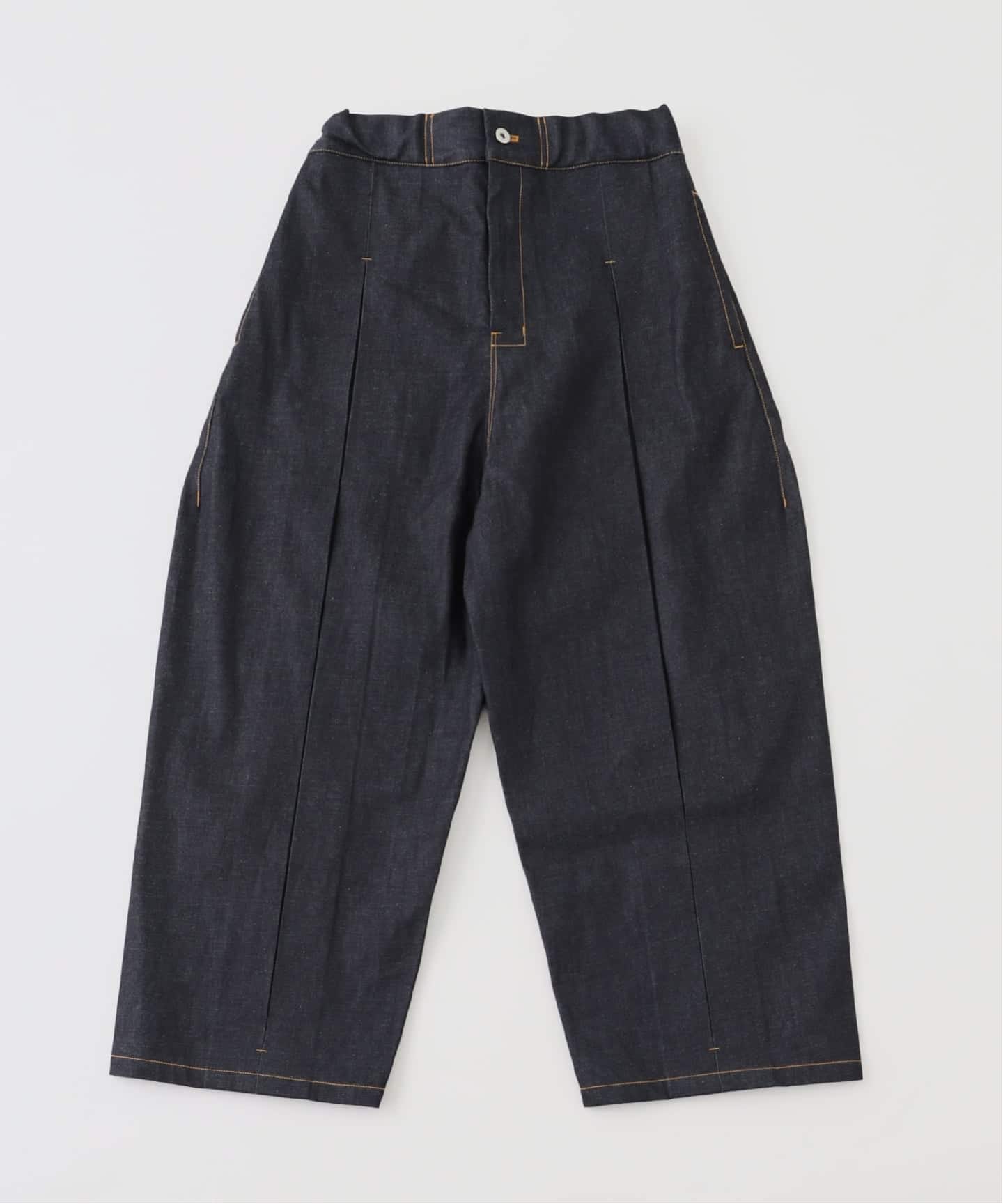 SAGE NATION / セイジネーション BOX PLEAT TROUSER DENIM